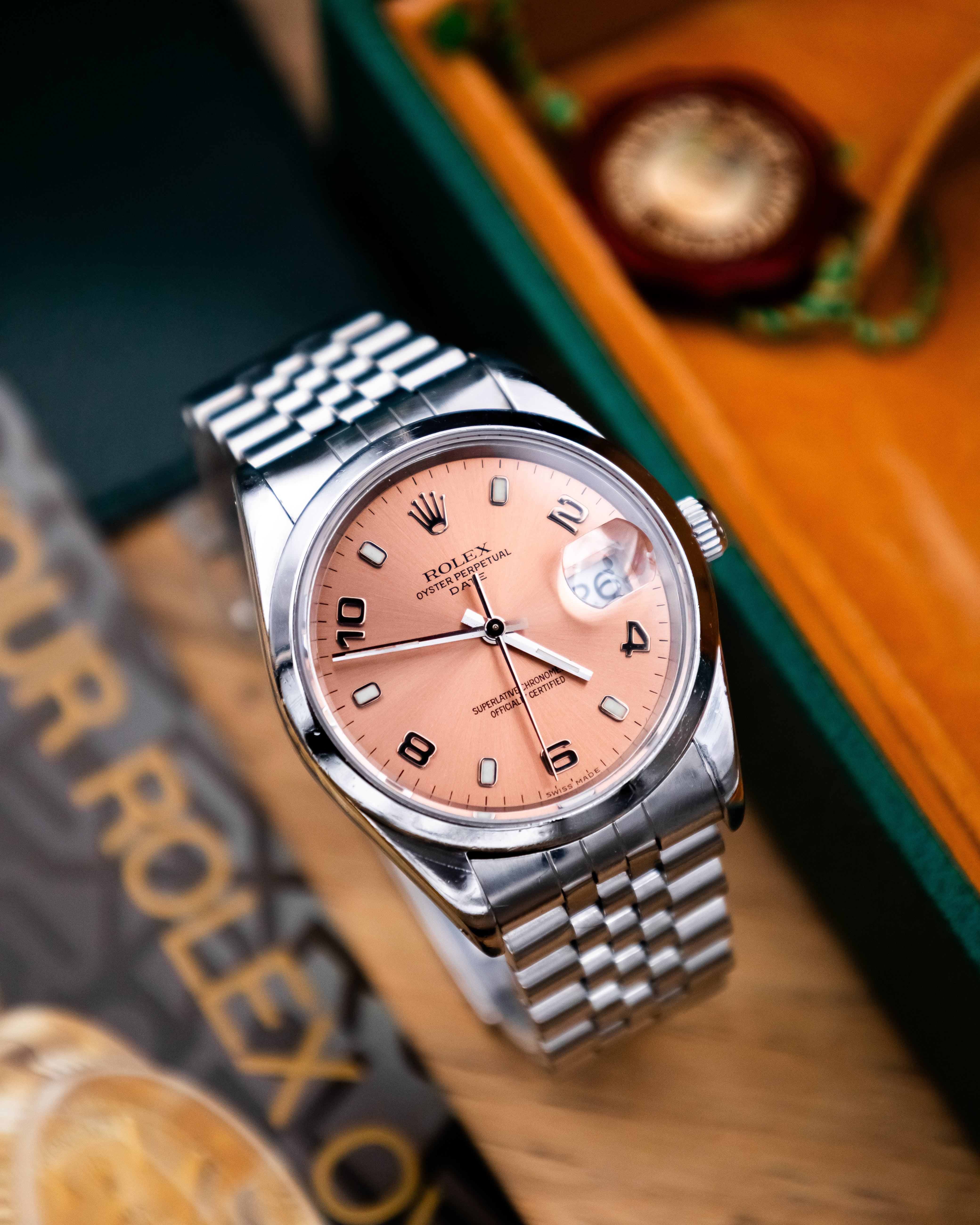 Rolex 15200 Oyster Perpetual- Salmon dial