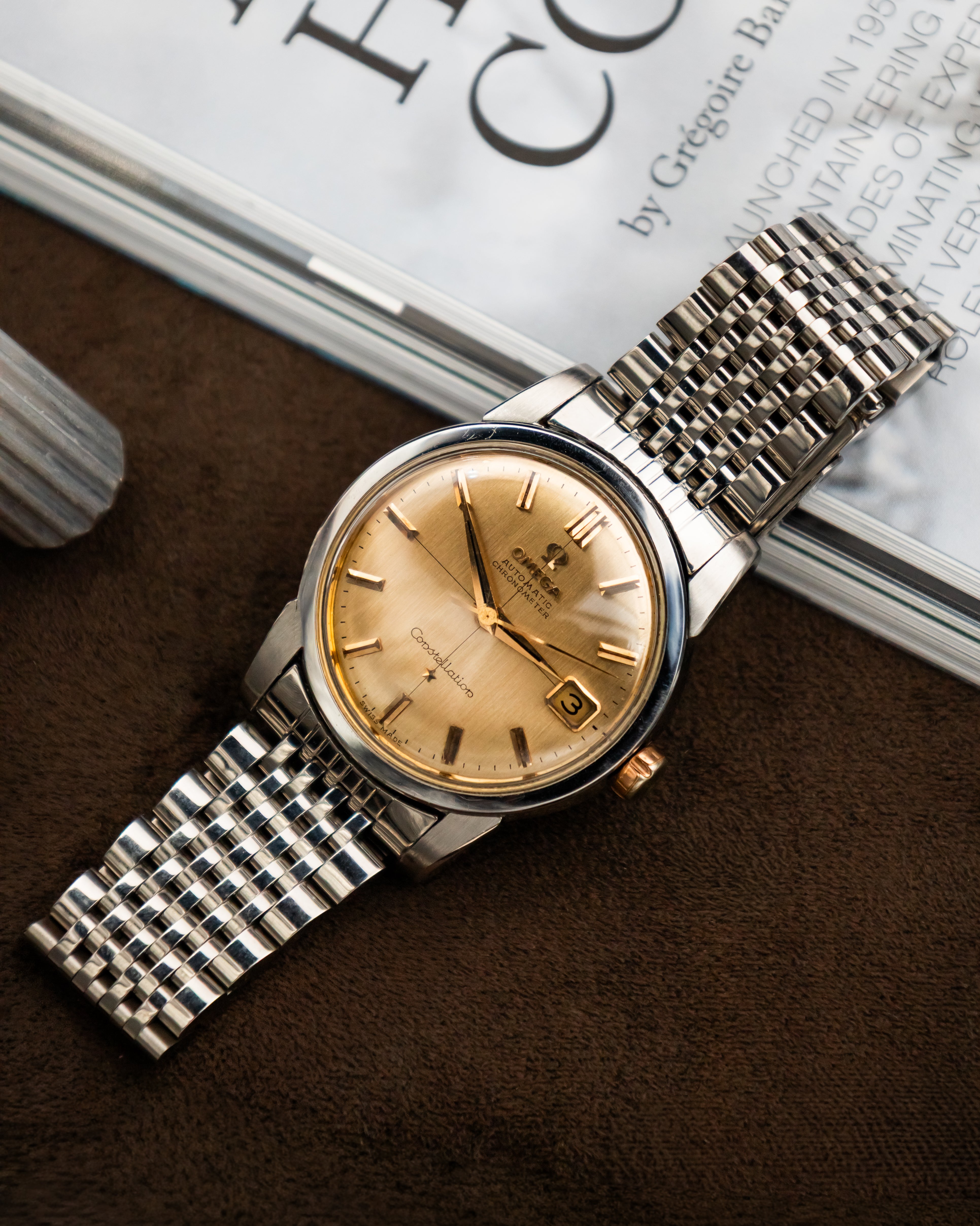 Omega Constellation Automatic - Gold Brushed Dial