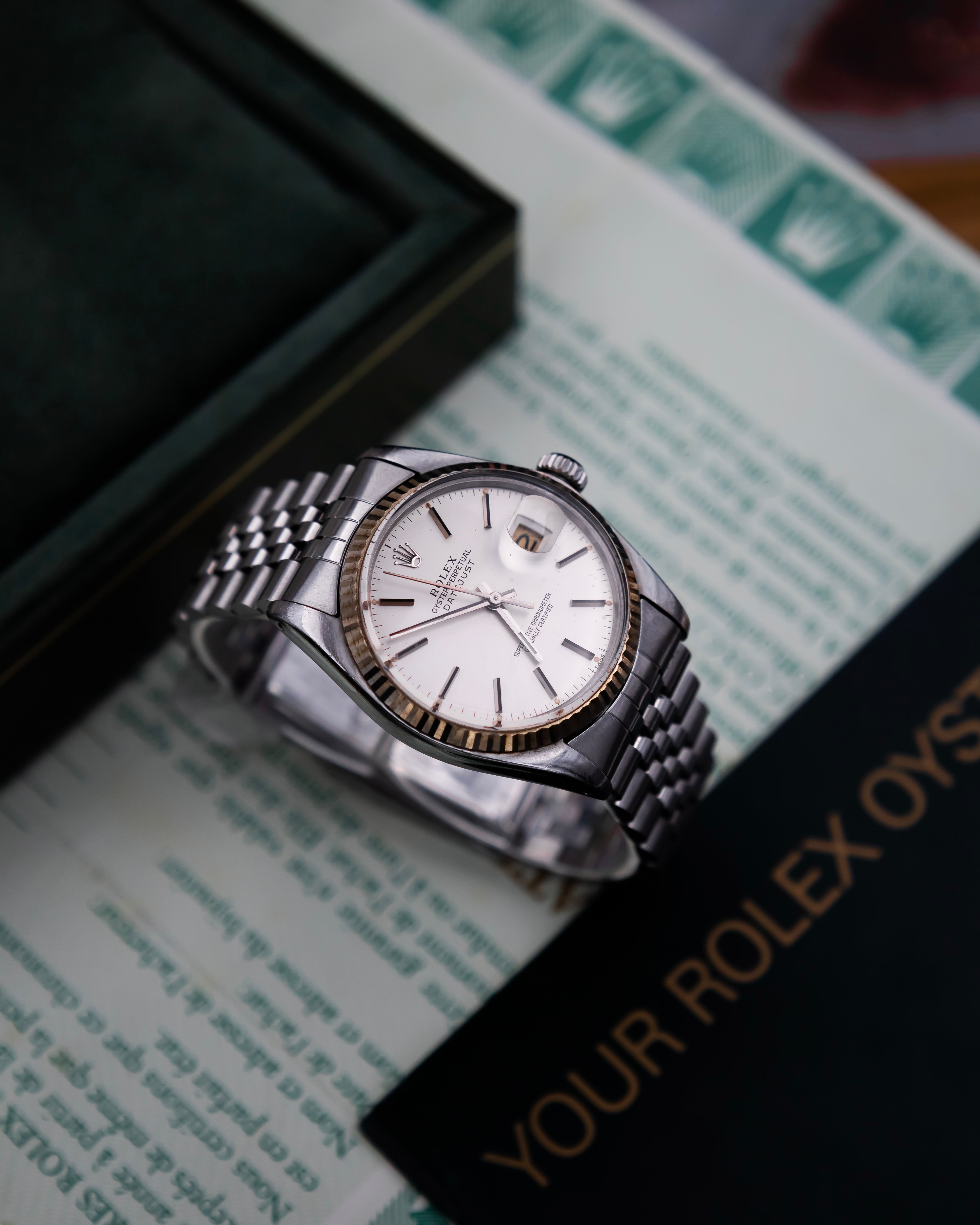 Rolex 16014 Perpetual Datejust - grey dial