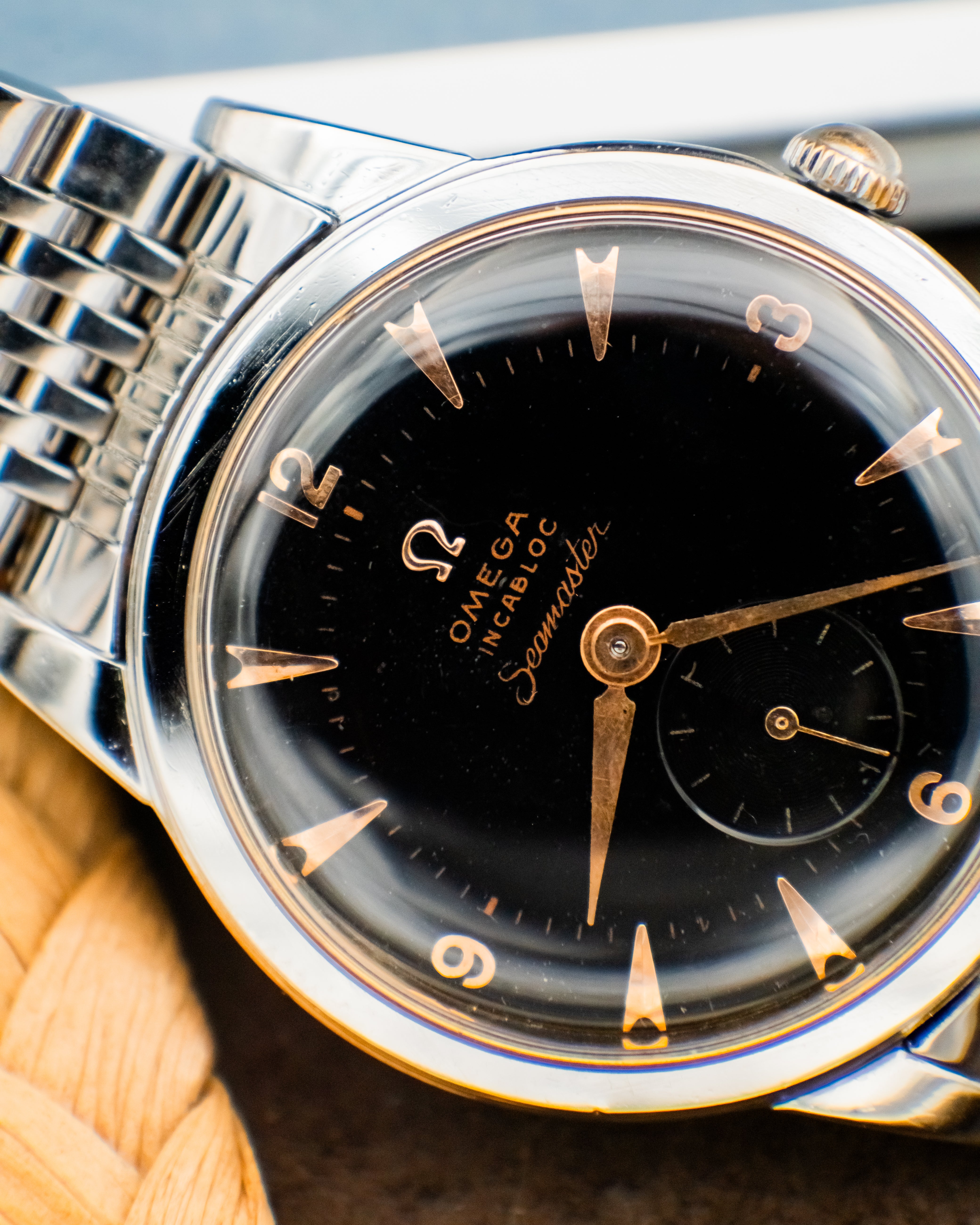 Omega 2657-1 Seamaster Bumper - Black Dial