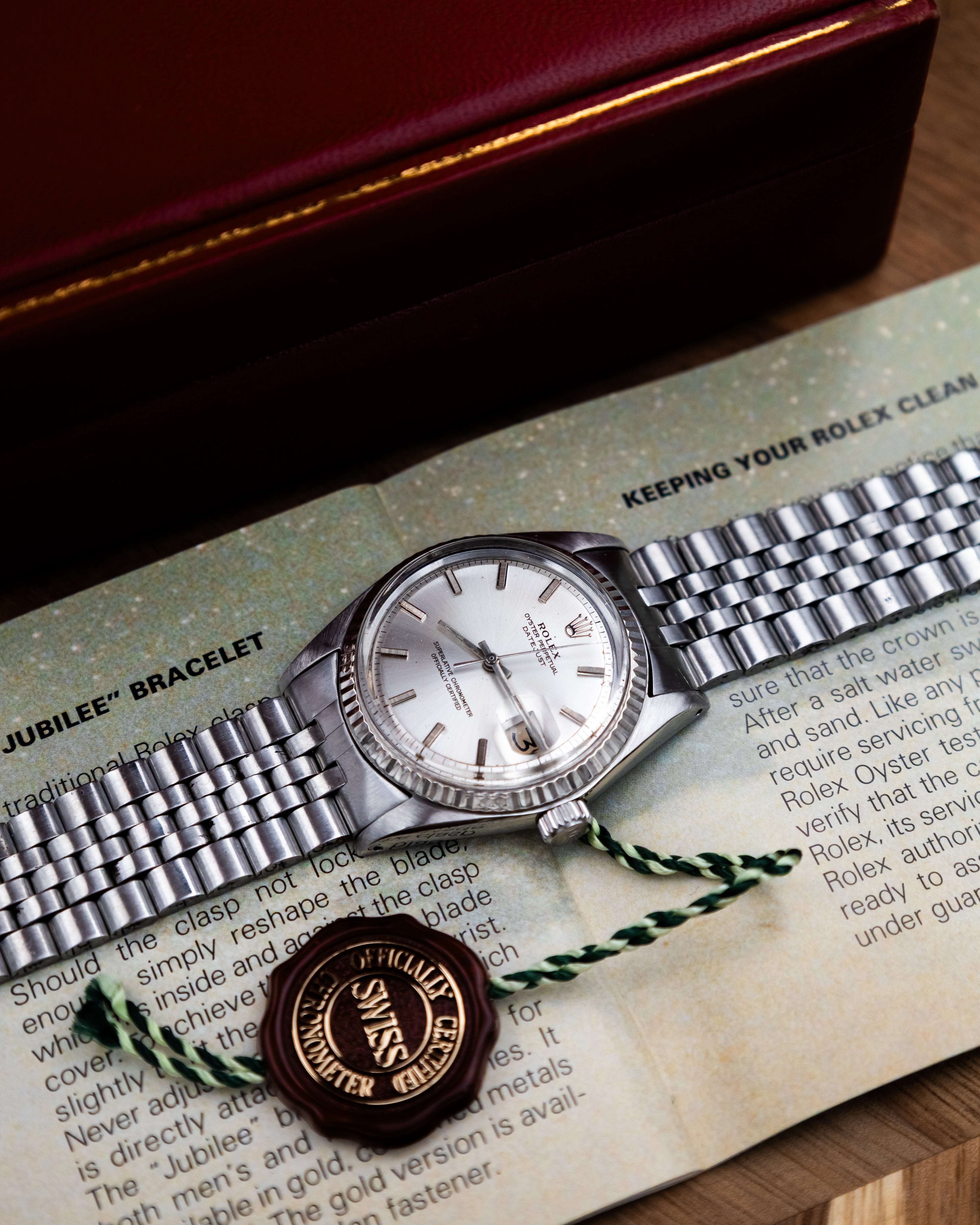 Rolex 1601 Oyster Perpetual- silver dial
