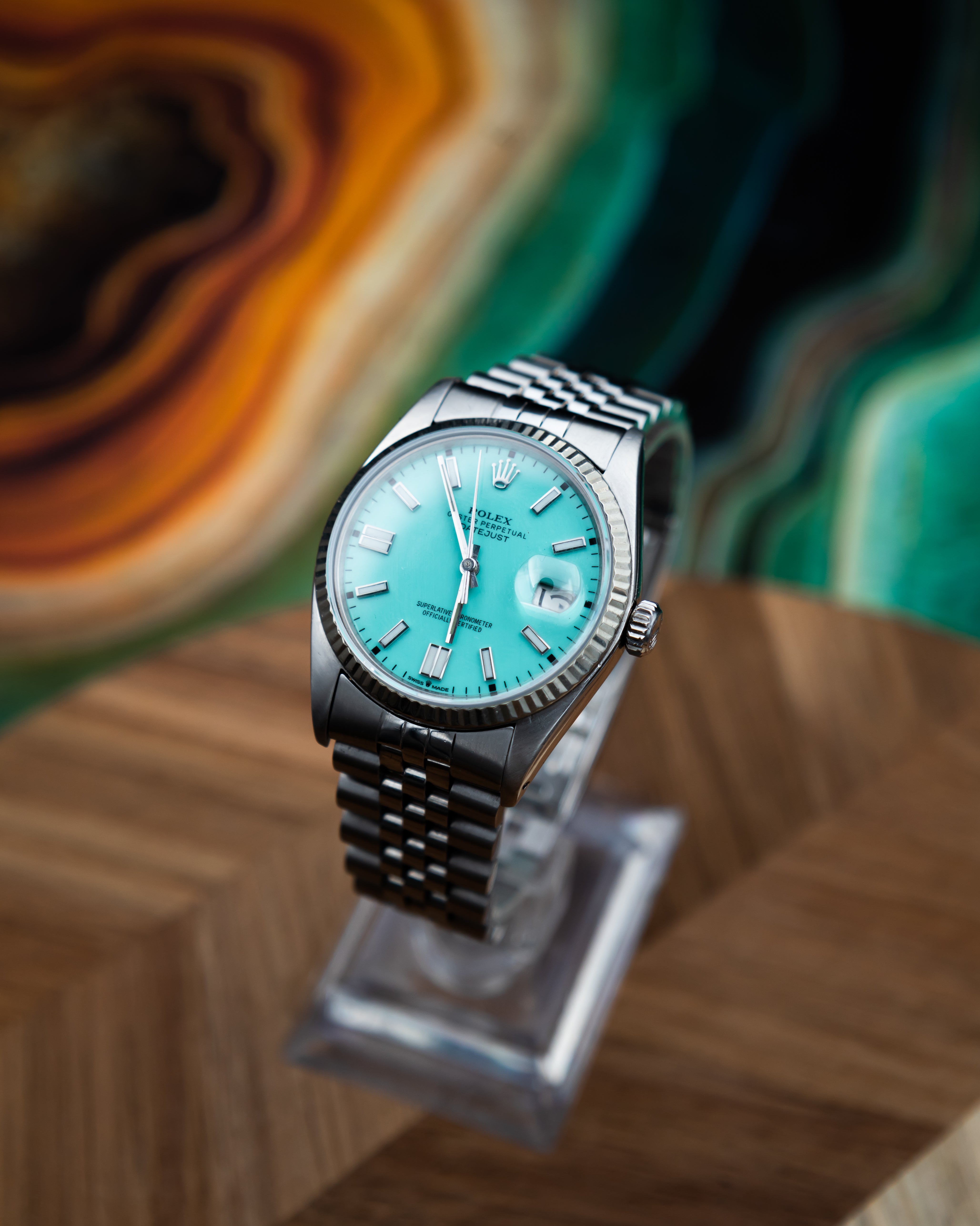 Rolex 16014 Oyster Perpetual Datejust - Tiffany dial