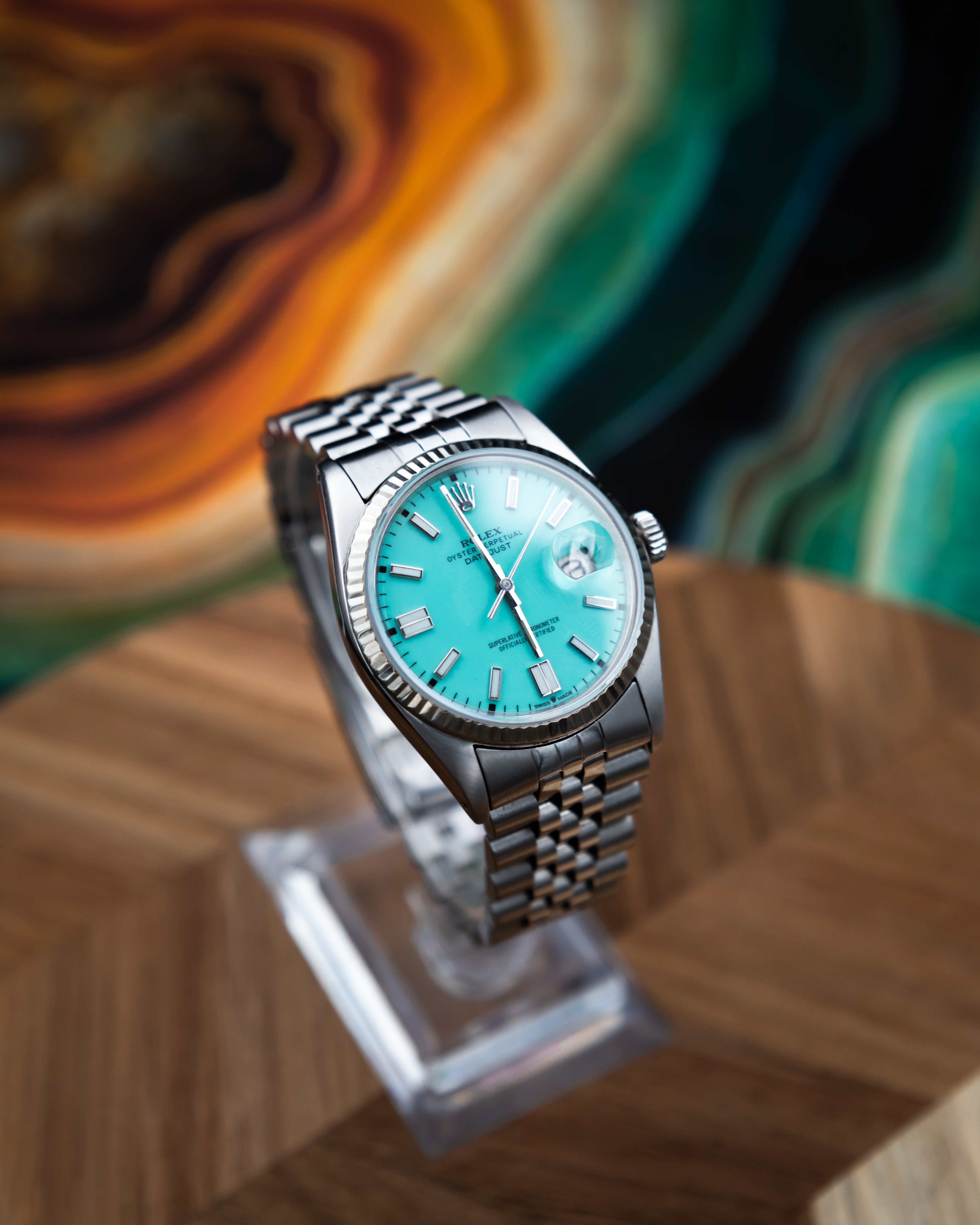 Rolex 16014 Oyster Perpetual Datejust - Tiffany dial