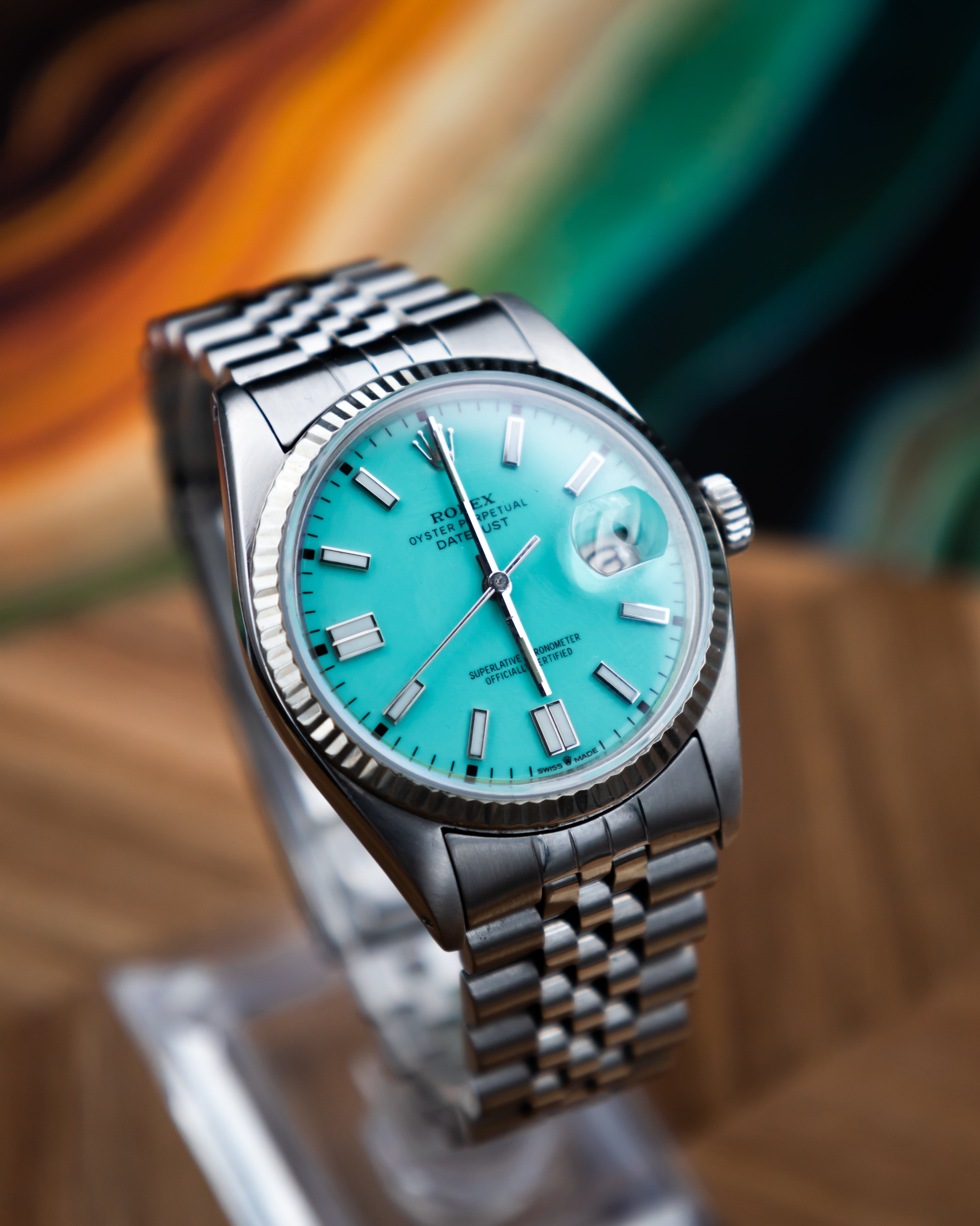 Rolex 16014 Oyster Perpetual Datejust - Tiffany dial