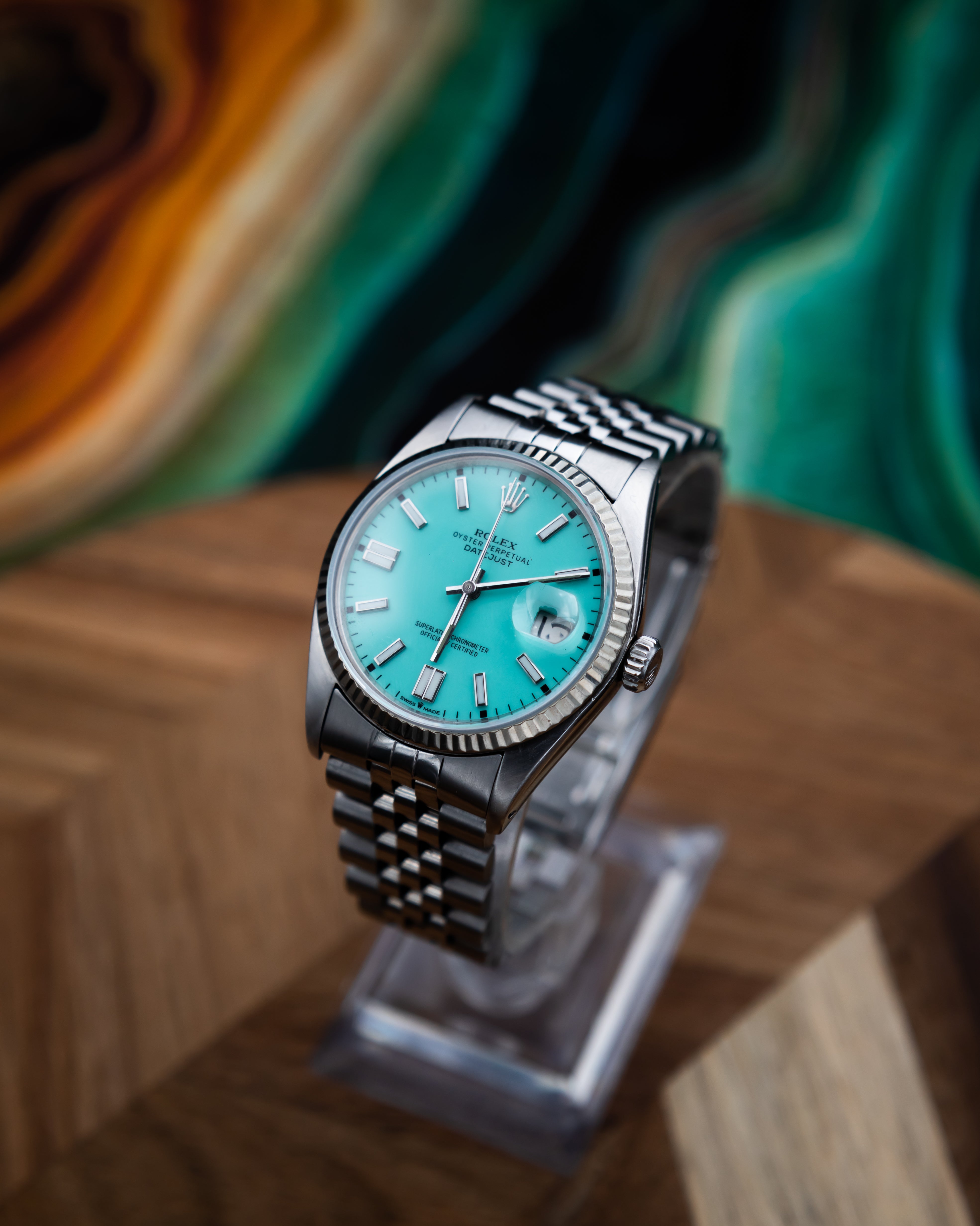Rolex 16014 Oyster Perpetual Datejust - Tiffany dial