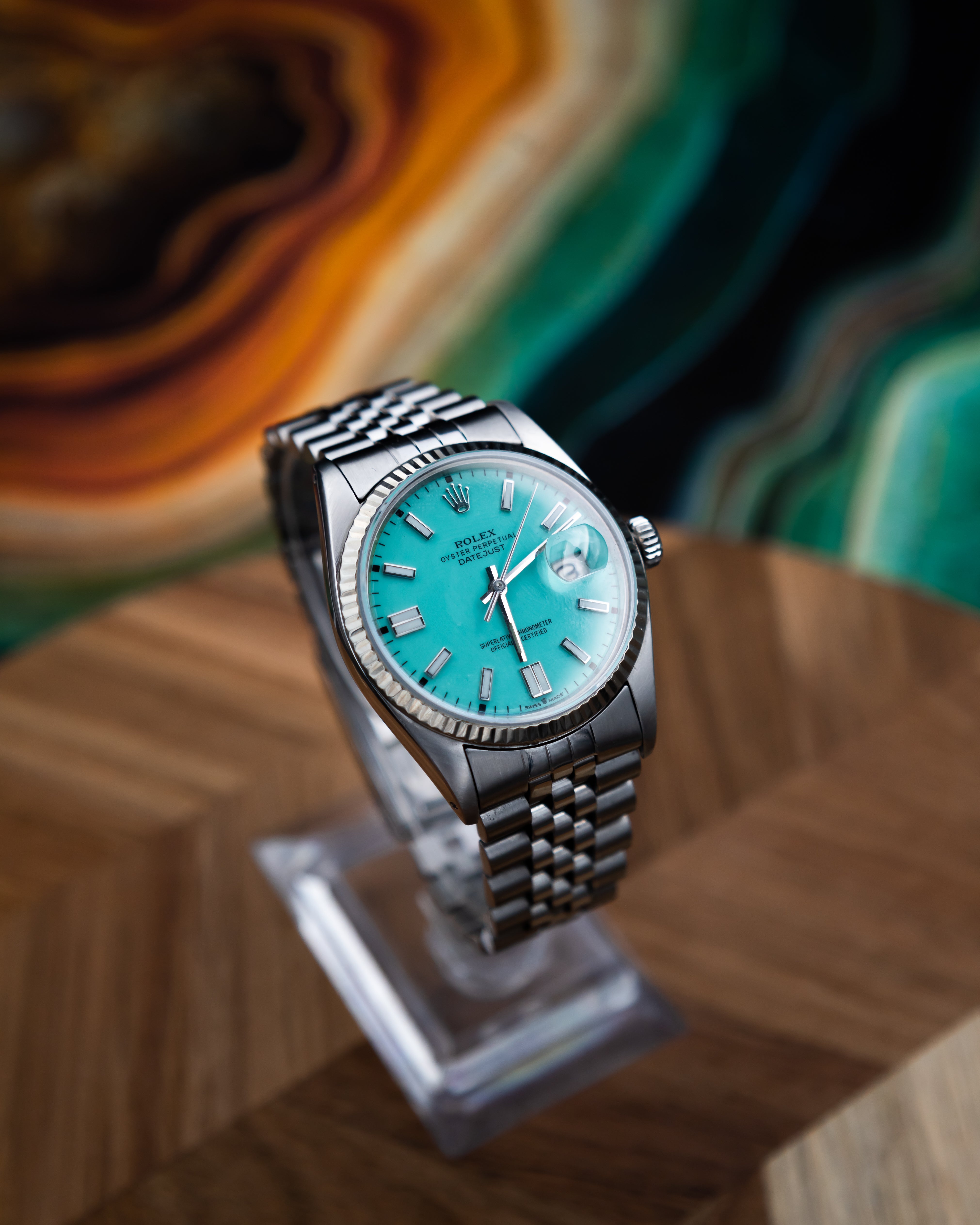 Rolex 16014 Oyster Perpetual Datejust - Tiffany dial