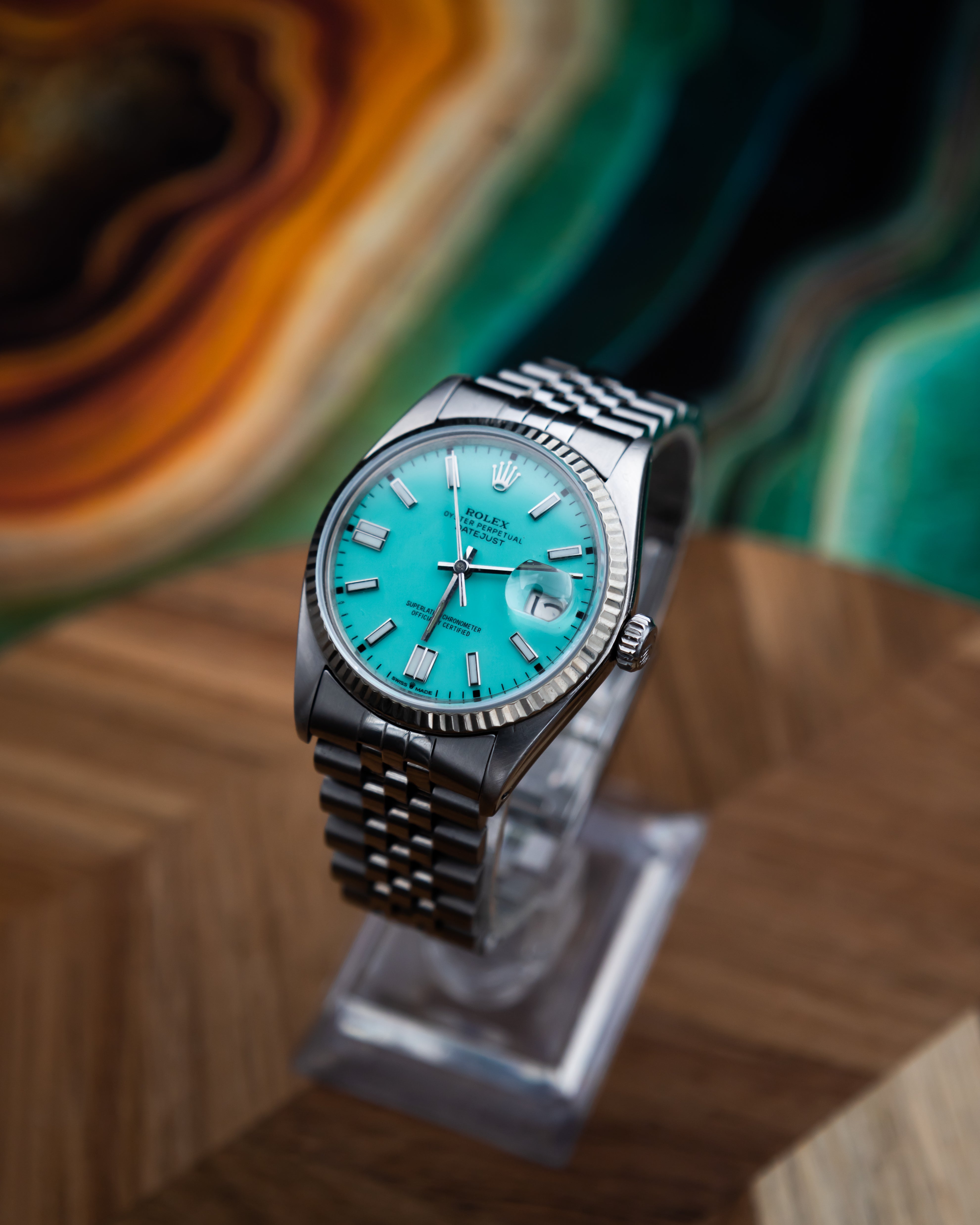 Rolex 16014 Oyster Perpetual Datejust - Tiffany dial