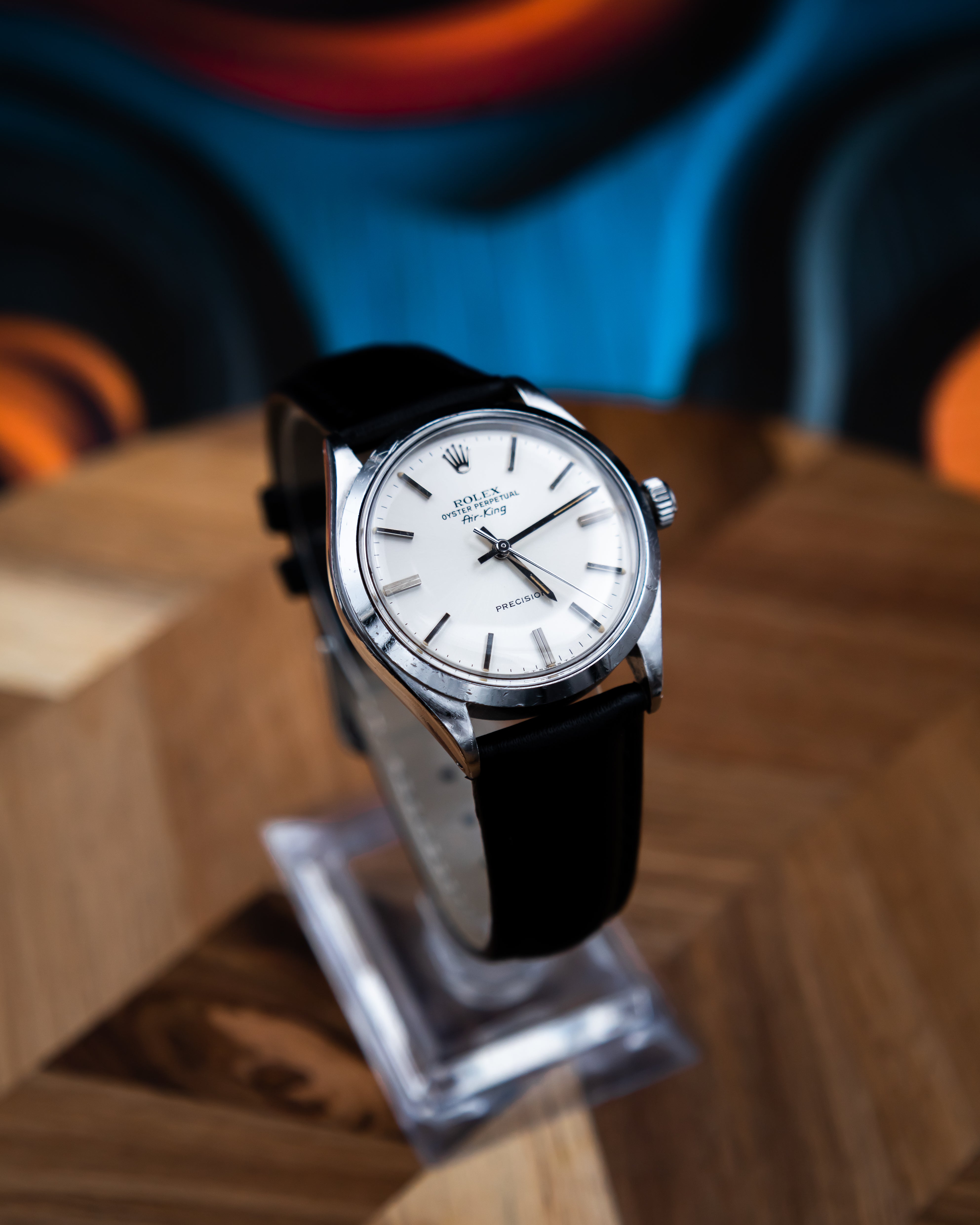 Rolex 5500 Oyster Perpetual Airking - silver dial