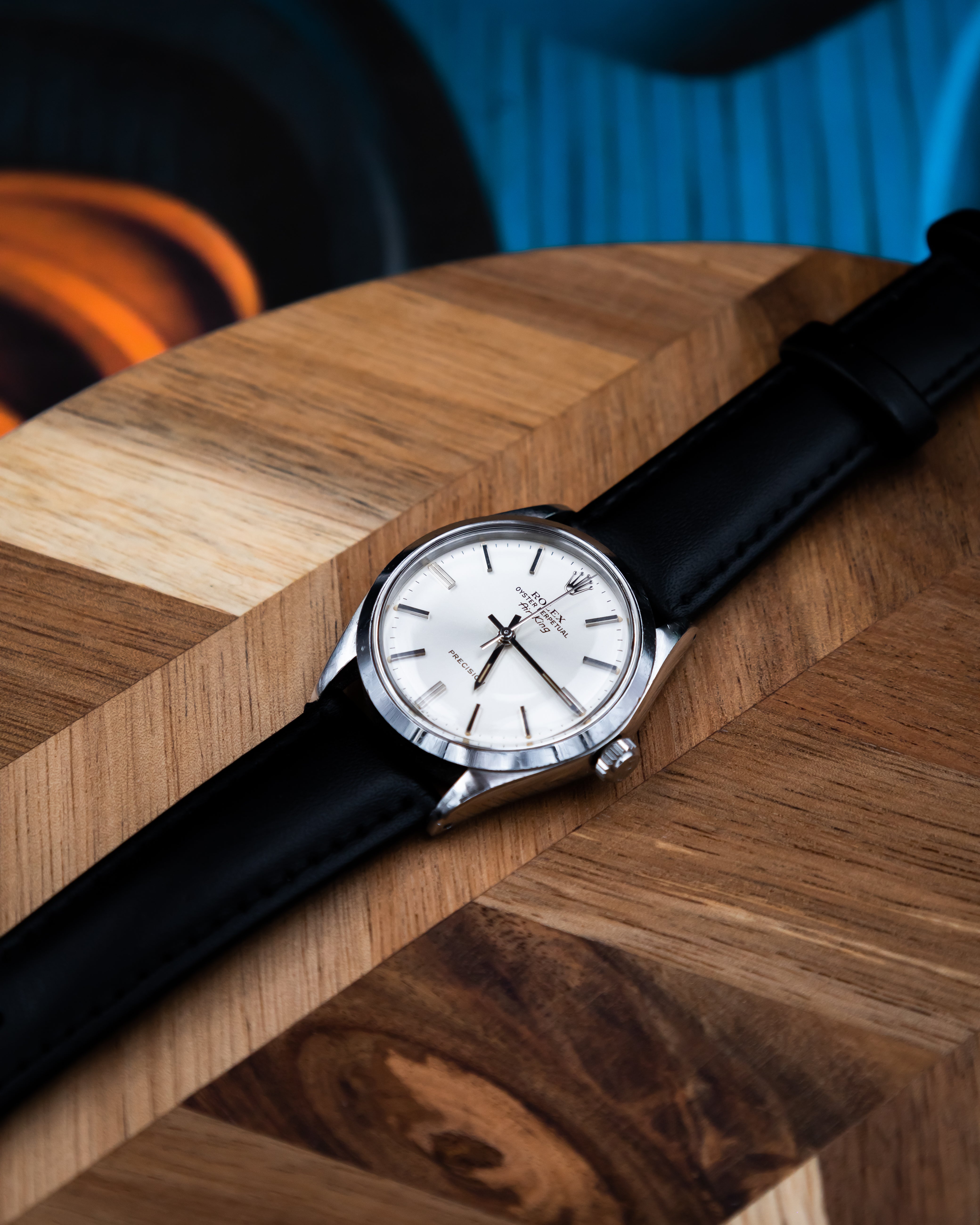 Rolex 5500 Oyster Perpetual Airking - silver dial