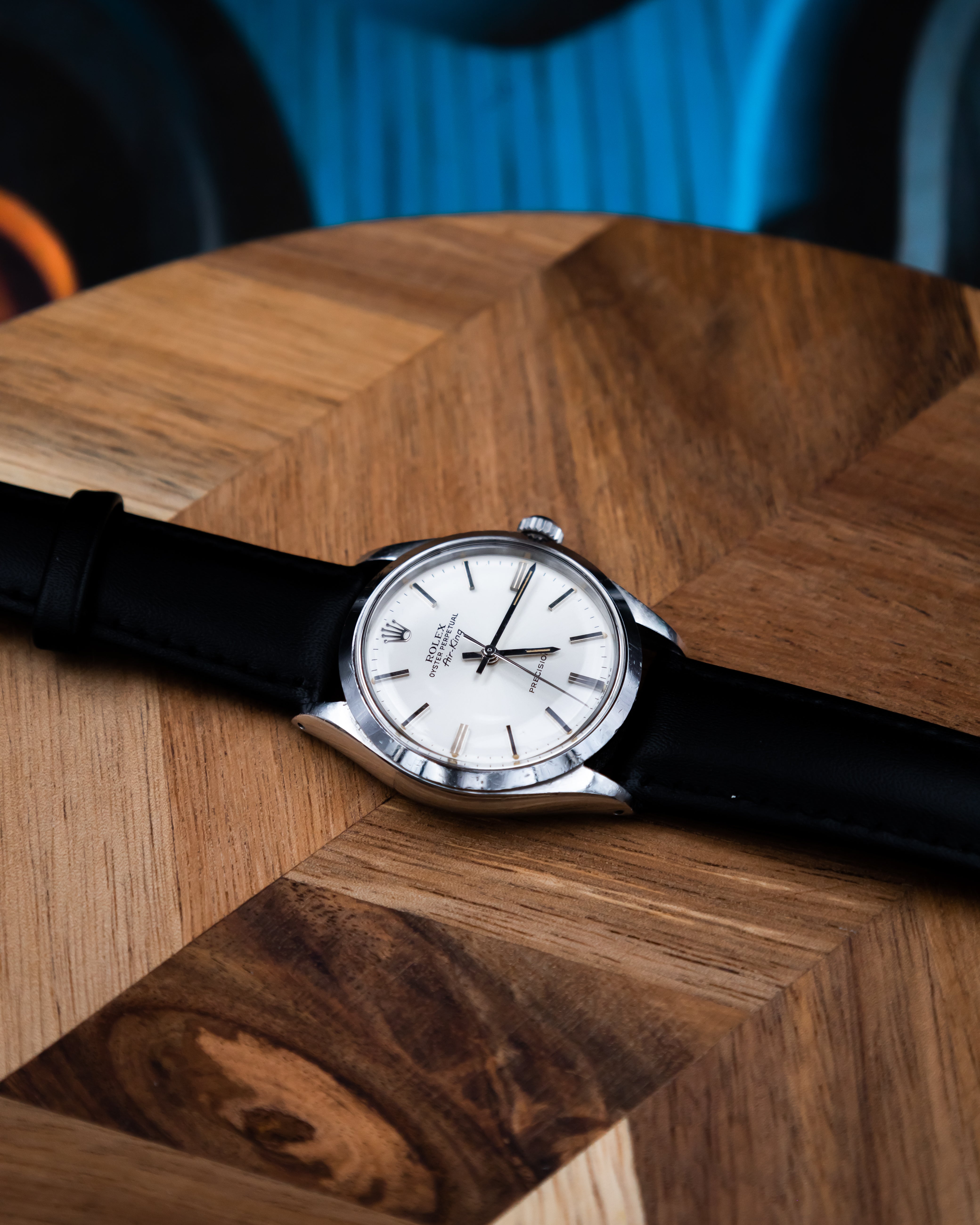 Rolex 5500 Oyster Perpetual Airking - silver dial