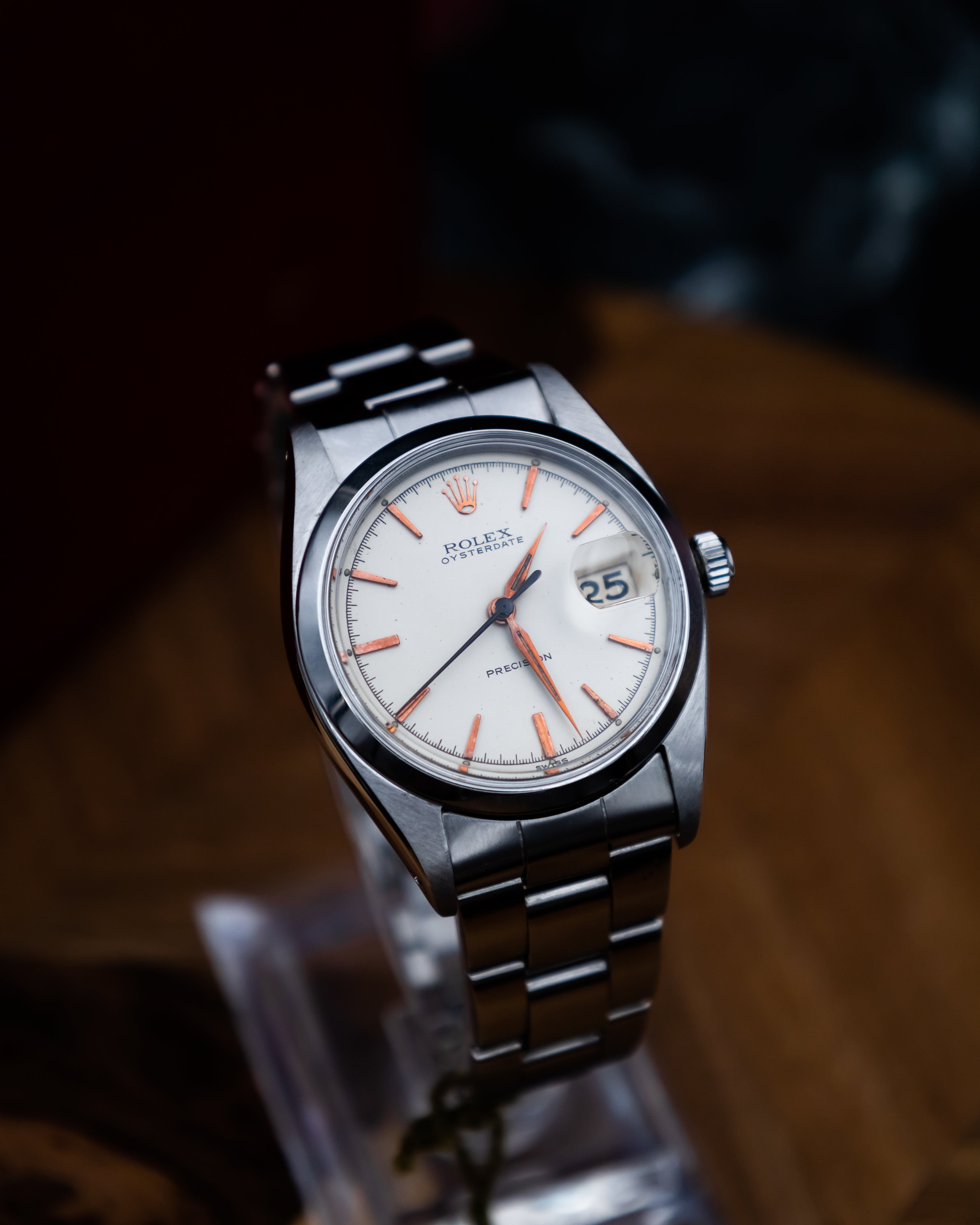 Rolex 6694 Oysterdate - white dial