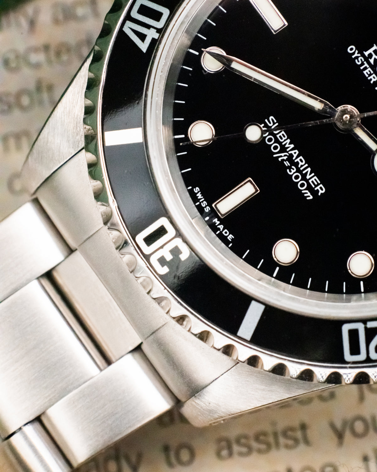 Rolex 14060 Submariner No Date - Swiss Made dial