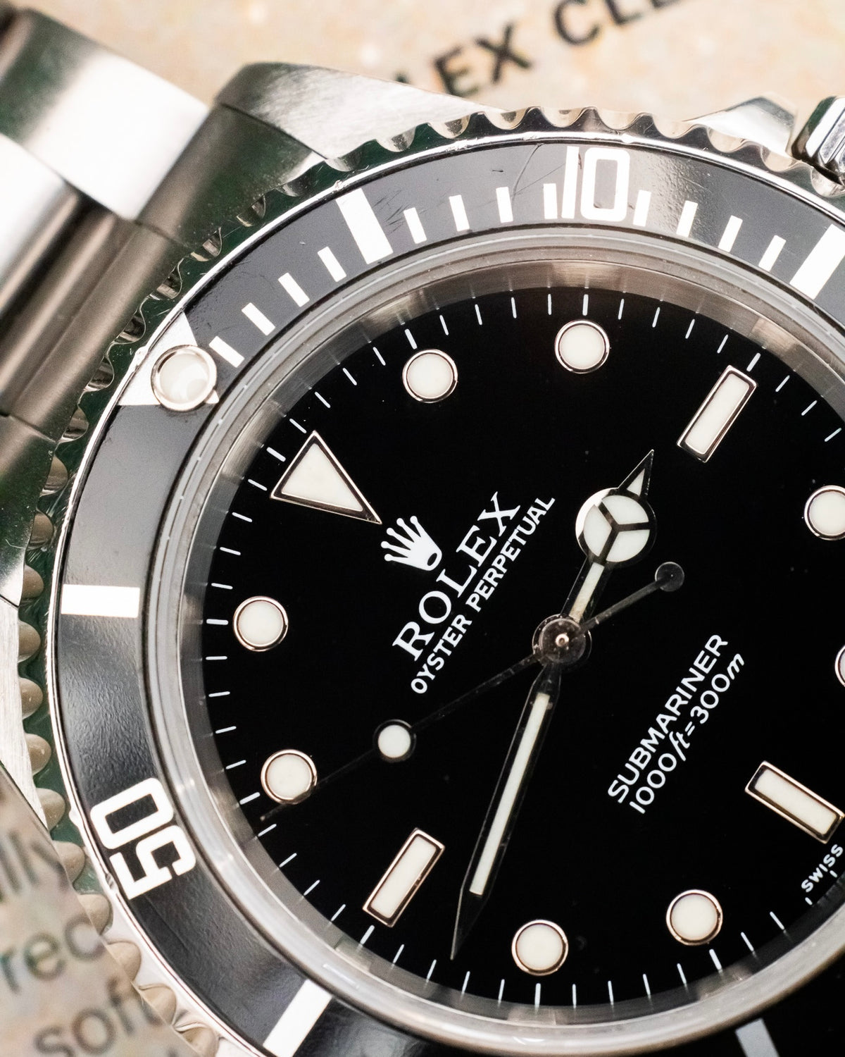Rolex 14060 Submariner No Date - Swiss Made dial