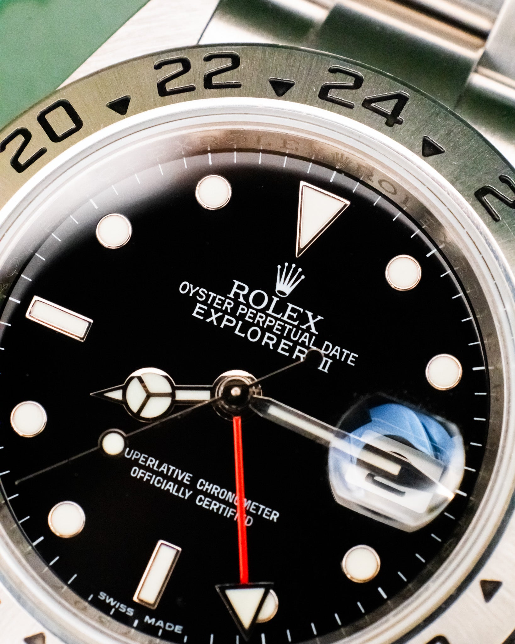 Rolex 16570T RRR Explorer II - Black Dial