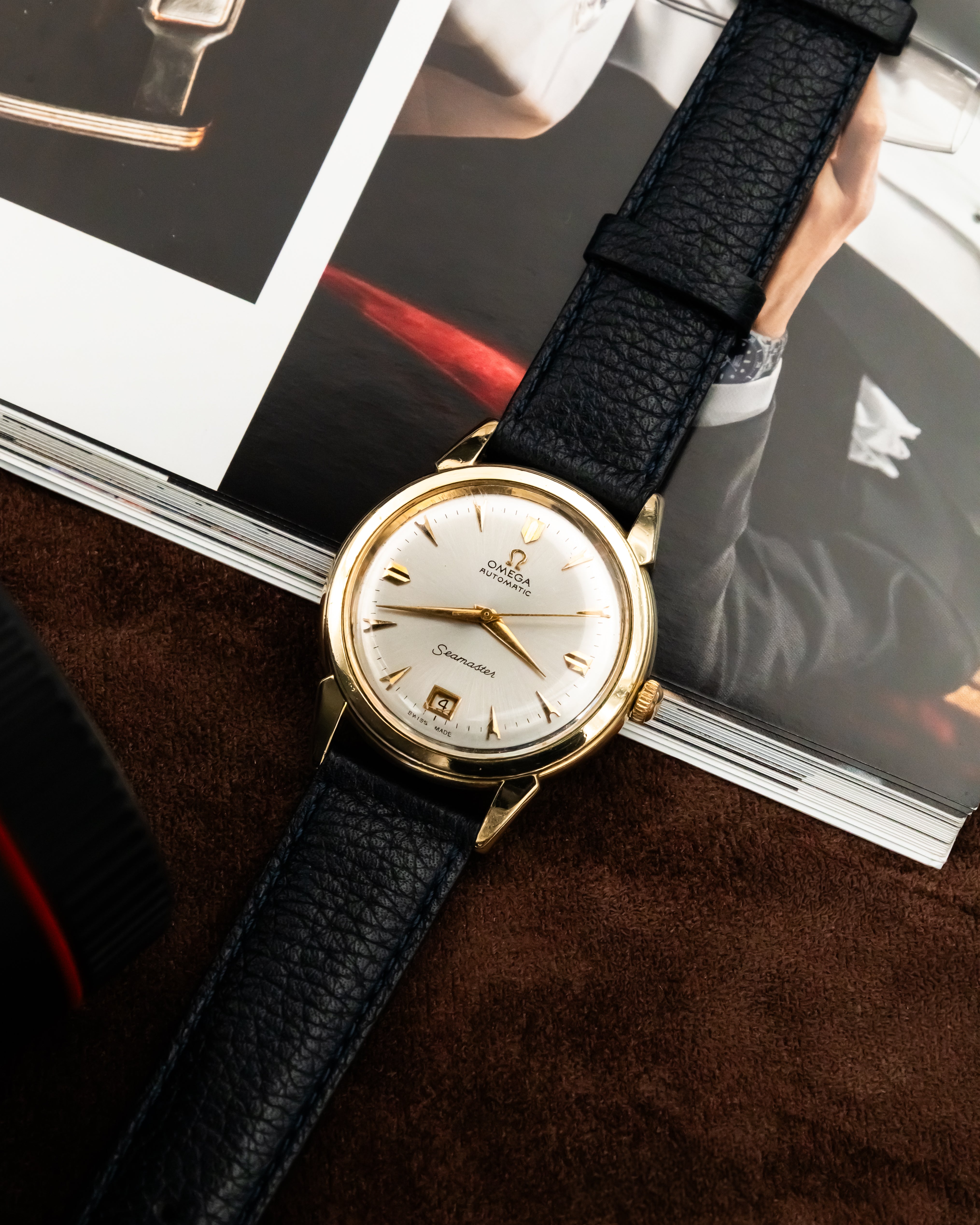 Omega E-14509 Seamaster 14K GF - Champagne Dial