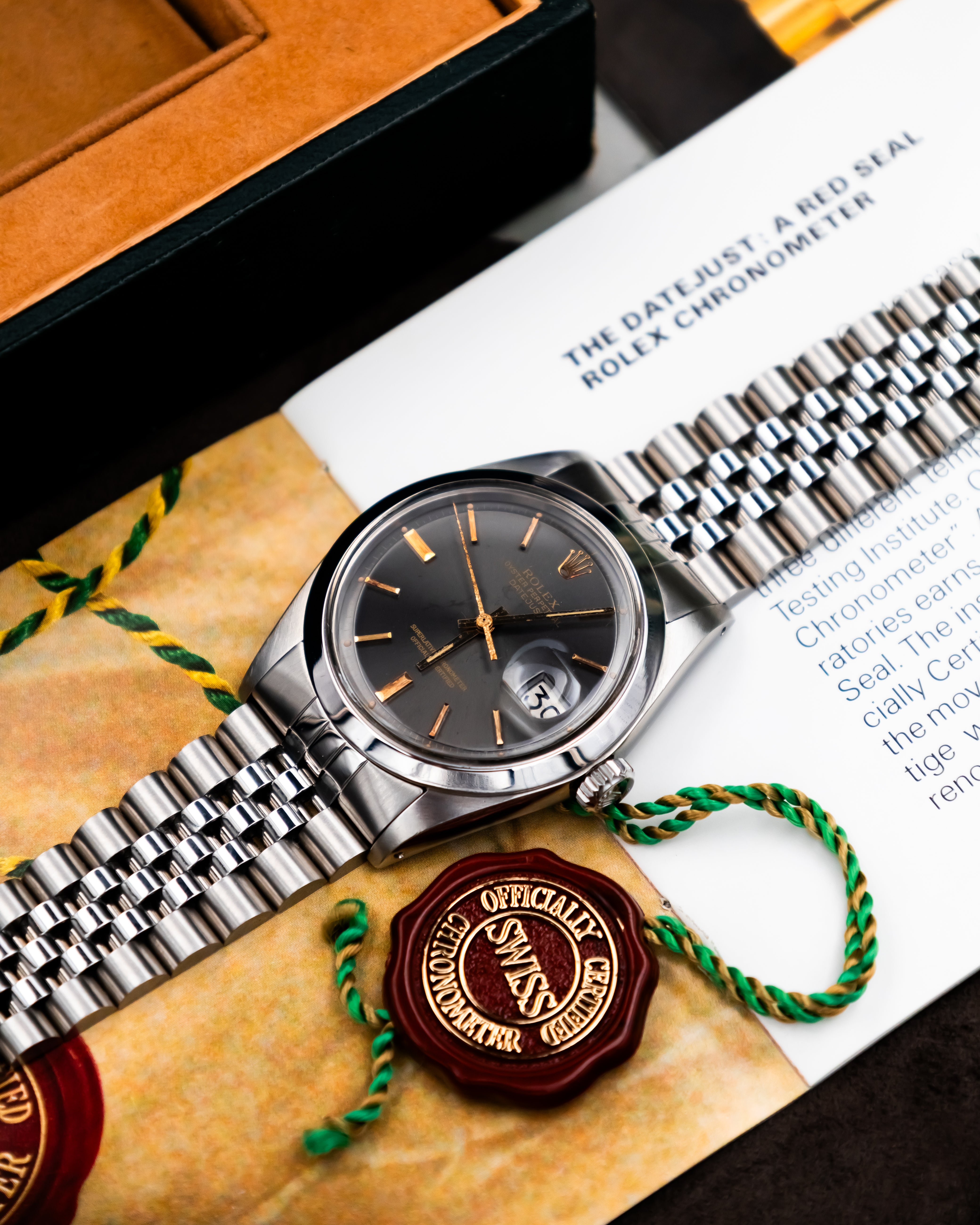 Rolex 1600 Perpetual Datejust - Anthracite Dial