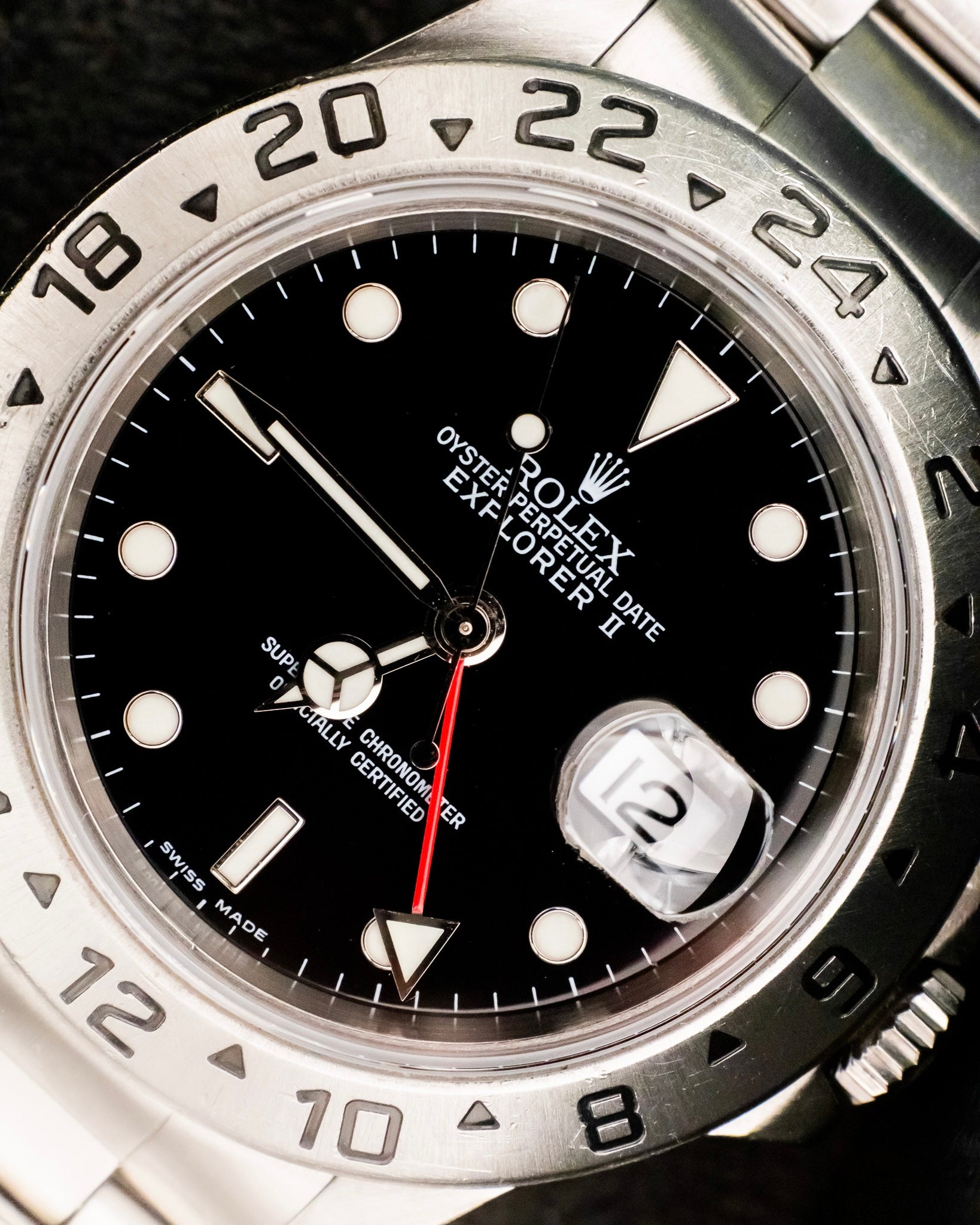 Rolex 16570 Explorer II - Black Dial