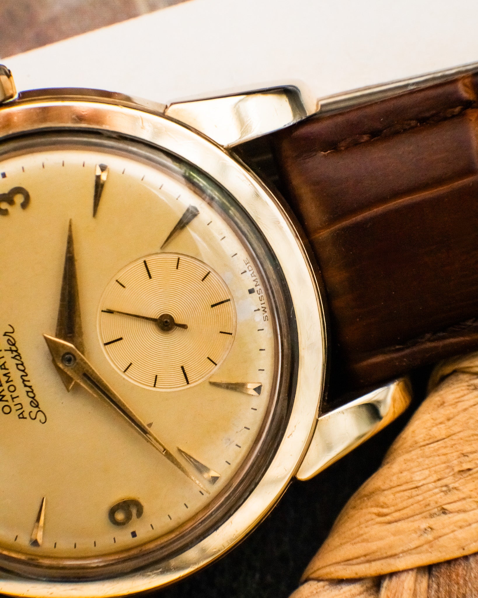 Omega 2848-1 Seamaster Sub-Second - Champagne Dial