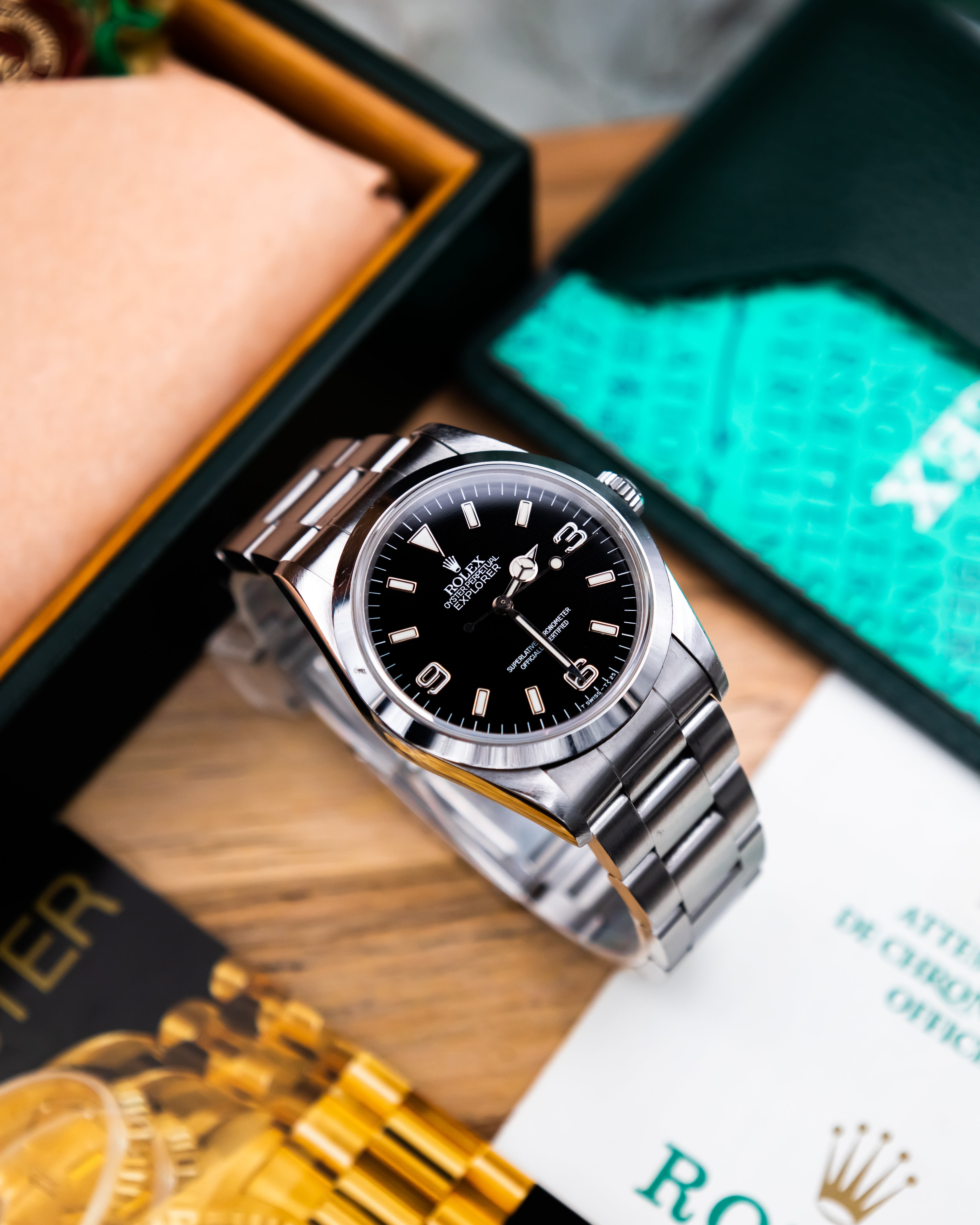 Rolex 14270 Explorer - black dial