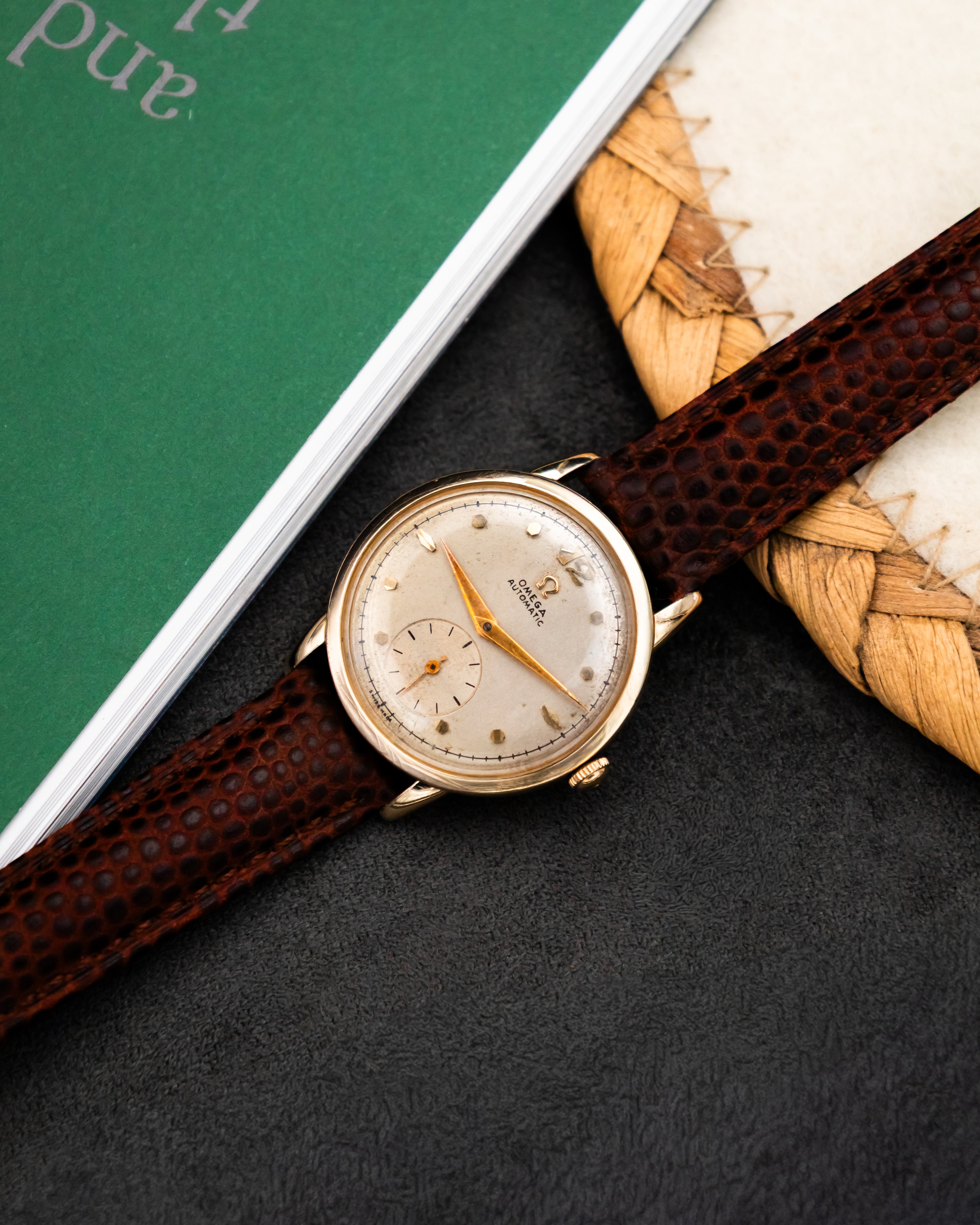 Omega F6212 Automatic Bumper - Ivory Dial