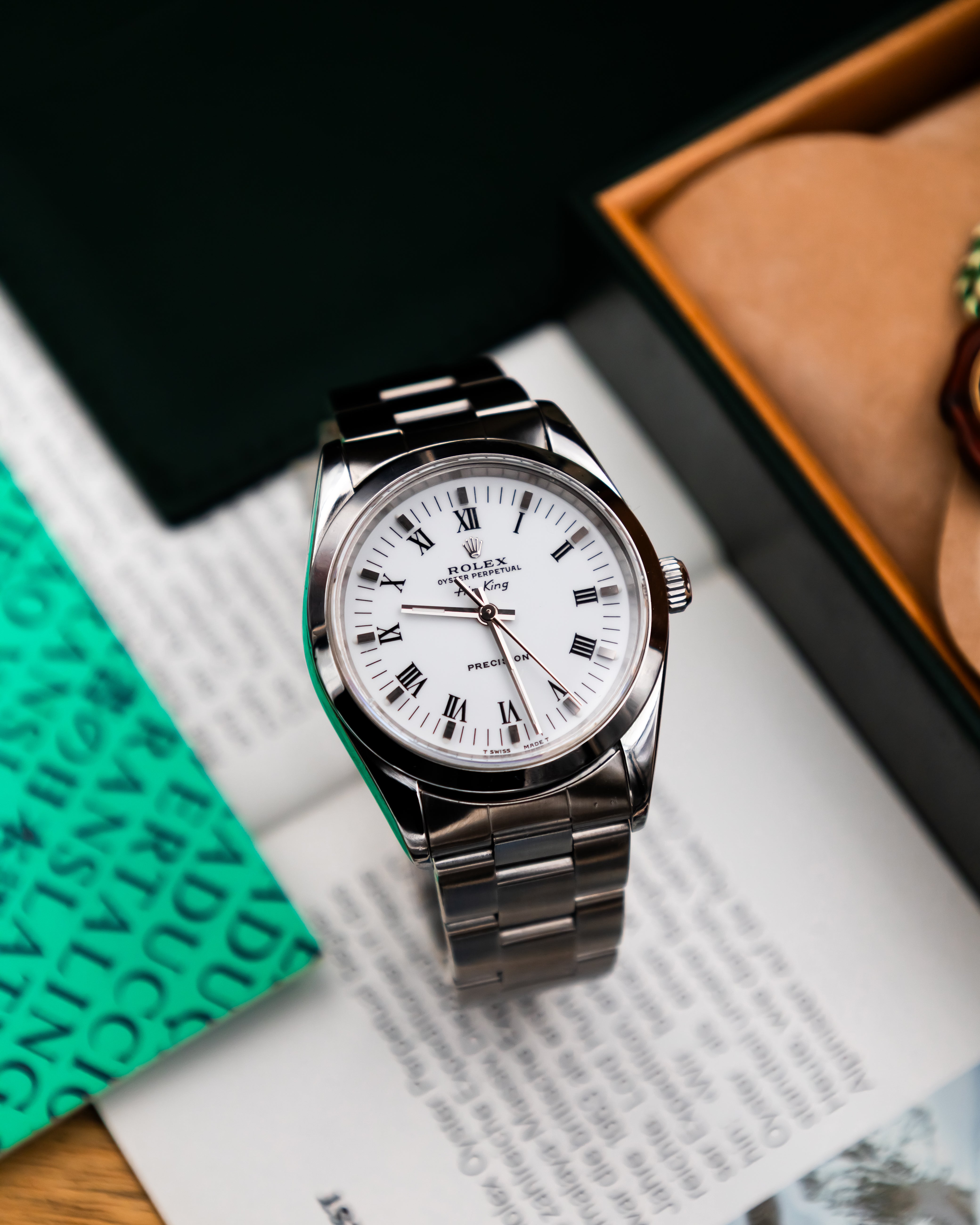 Rolex 14000 Air-king - White dial