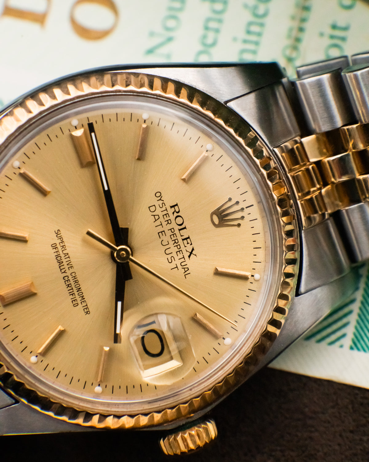 Rolex 16013 Perpetual Datejust - Champagne dial