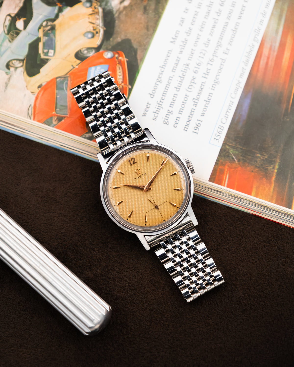 Omega 125.003-62 Seamaster Sub-Second - Waffle Dial
