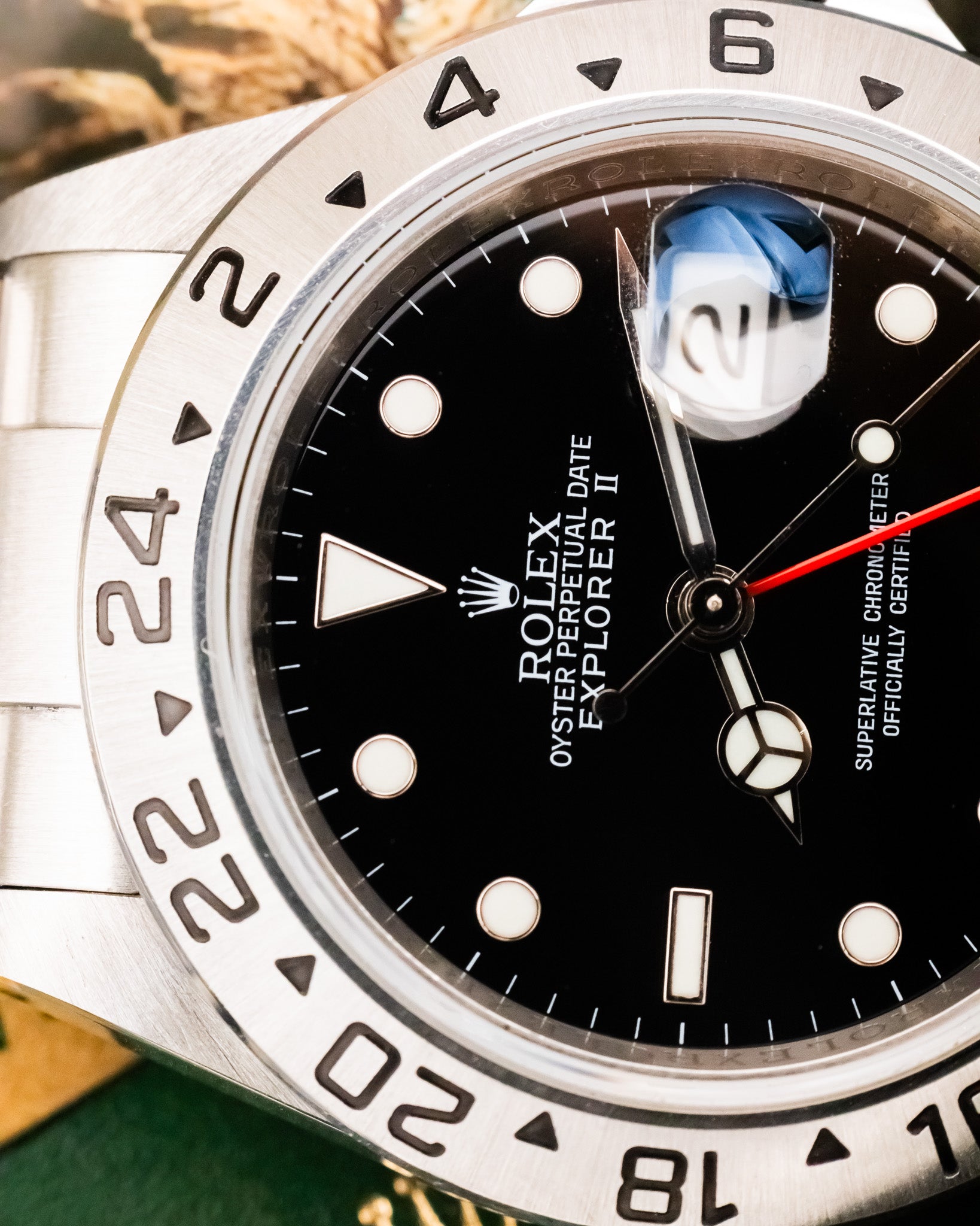 Rolex 16570T RRR Explorer II - Black Dial
