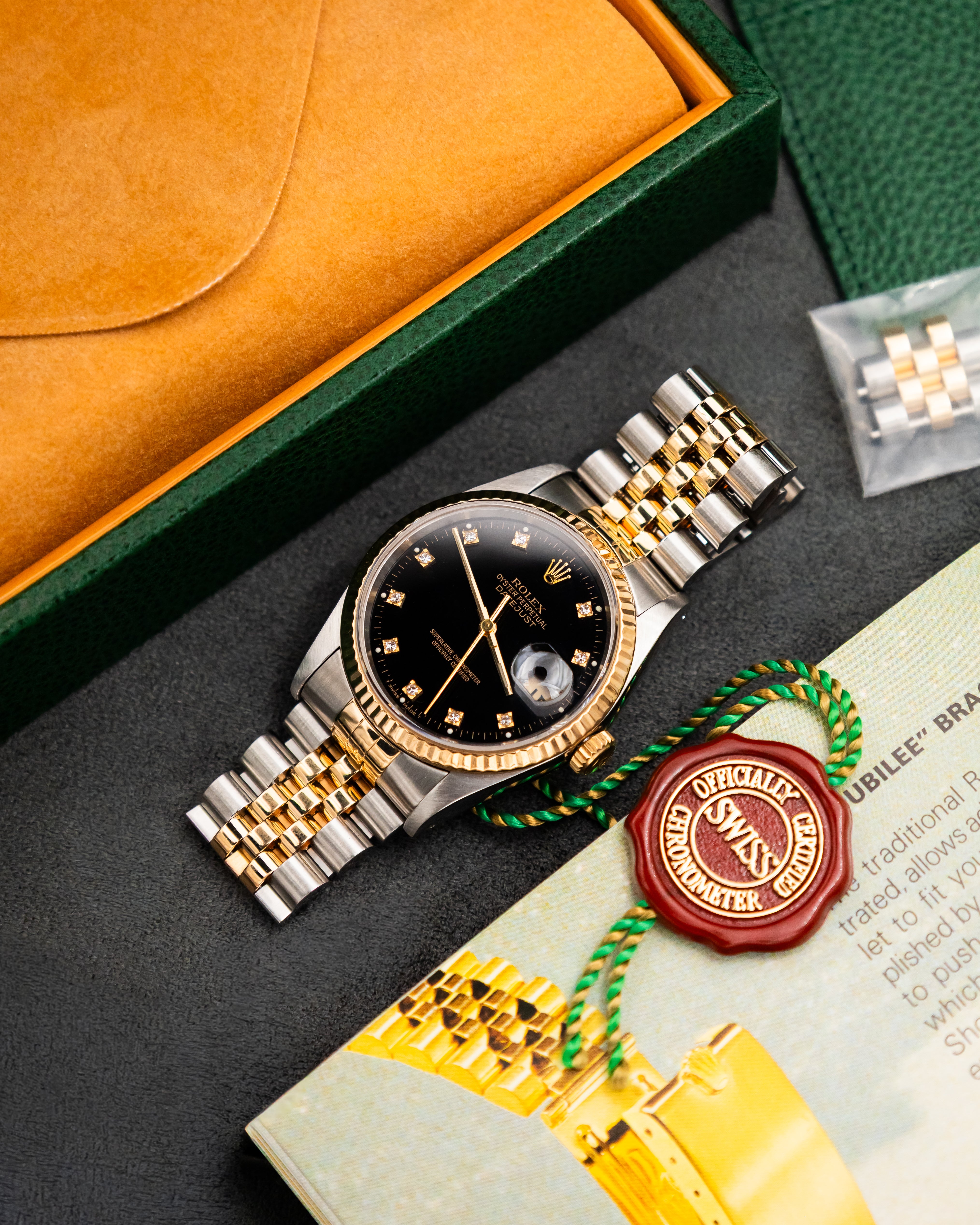 Rolex 16233 Perpetual Datejust - Factory Diamond Set Dial