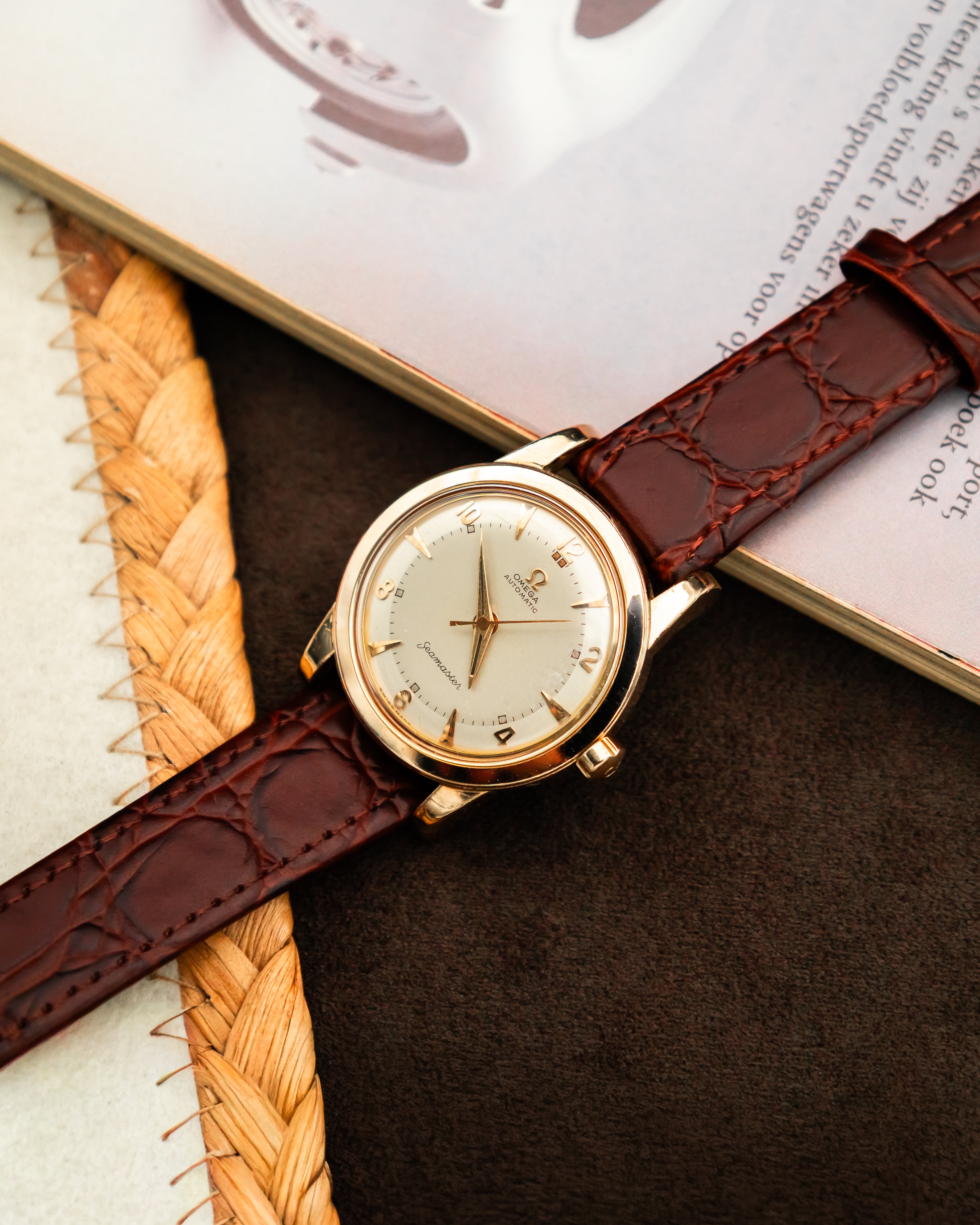 Omega 2577-11 SC Seamaster Bumper - two-tone champagne dial