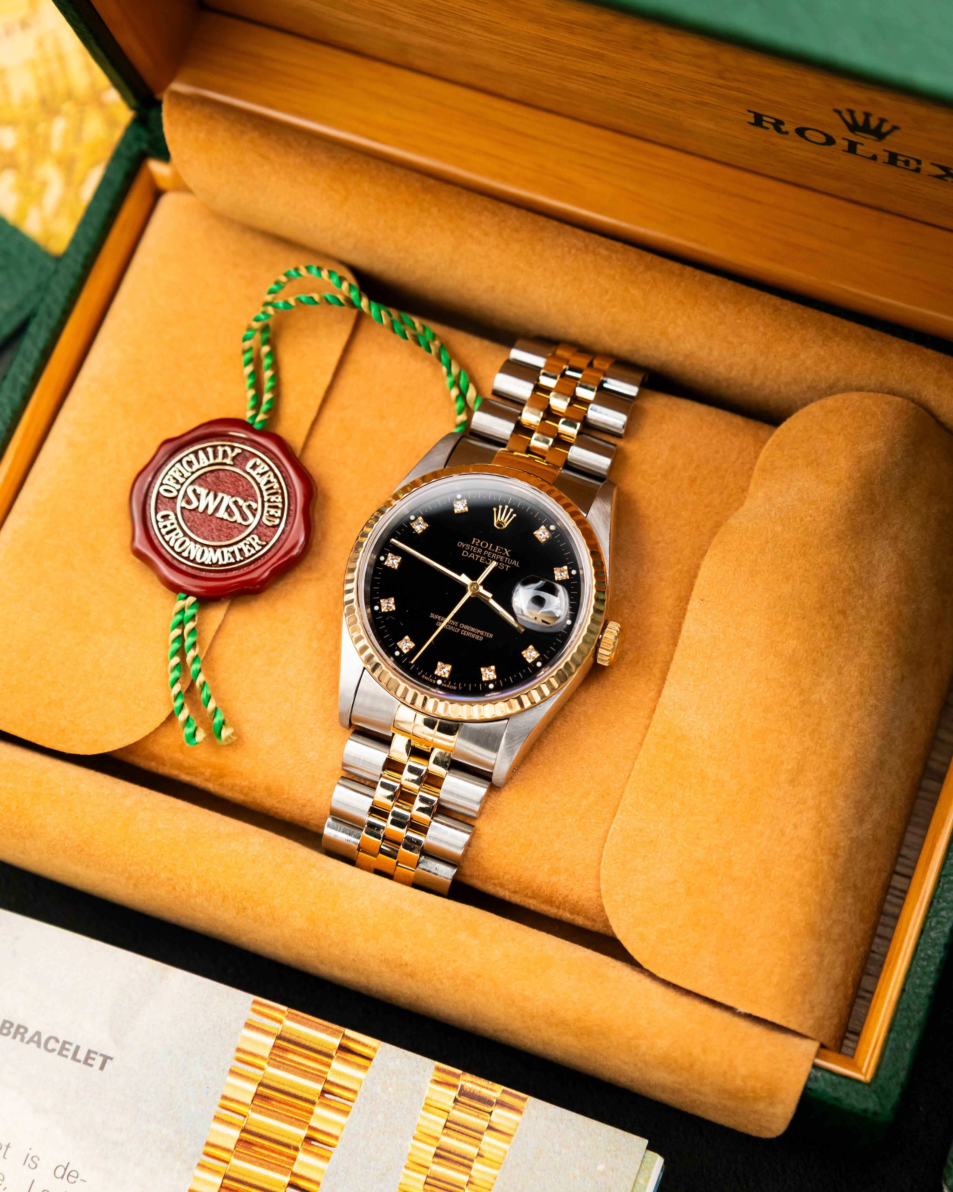 Rolex 16233 Perpetual Datejust - Factory Diamond Set Dial