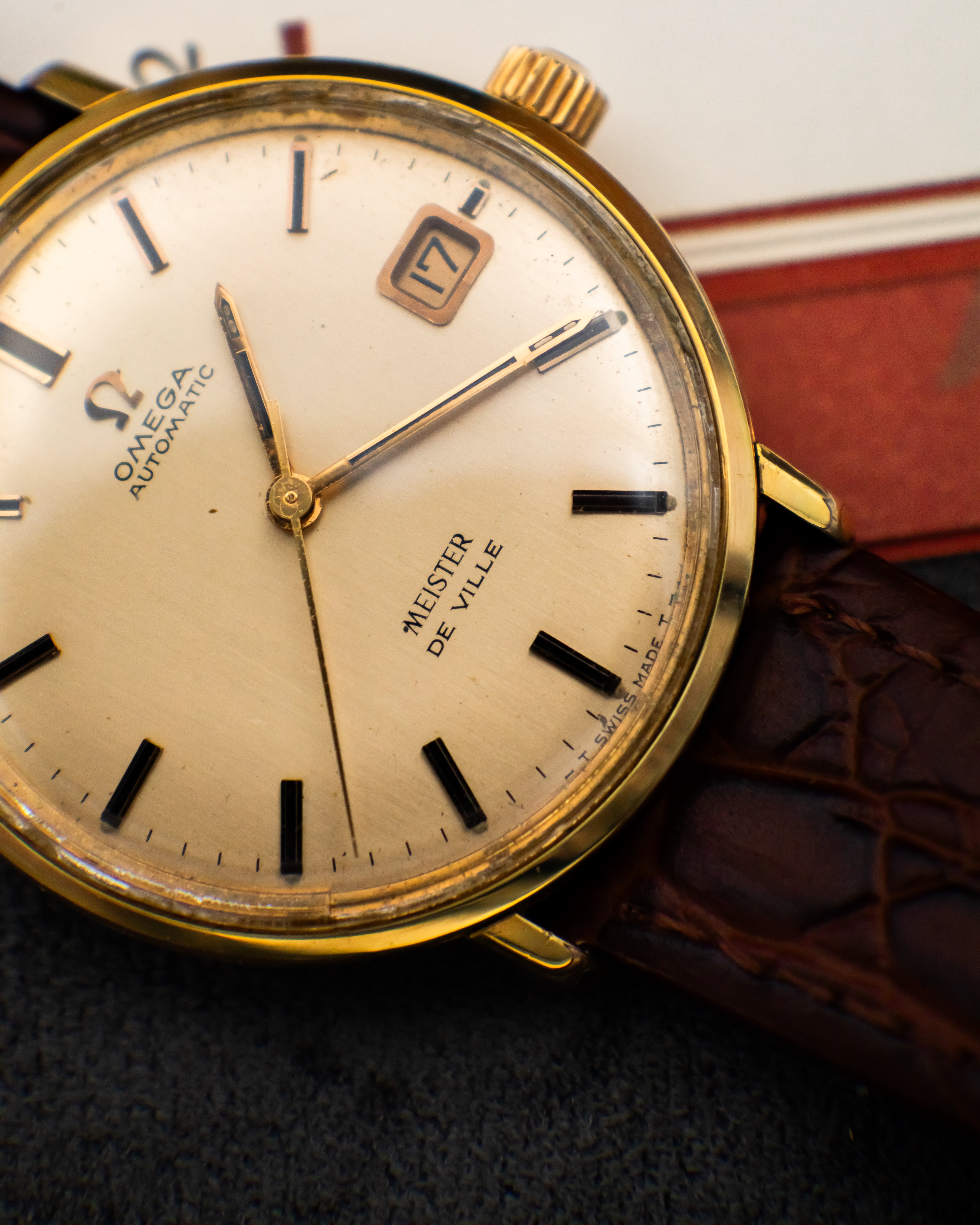 Omega 166.033 Meister De Ville - Gold dial