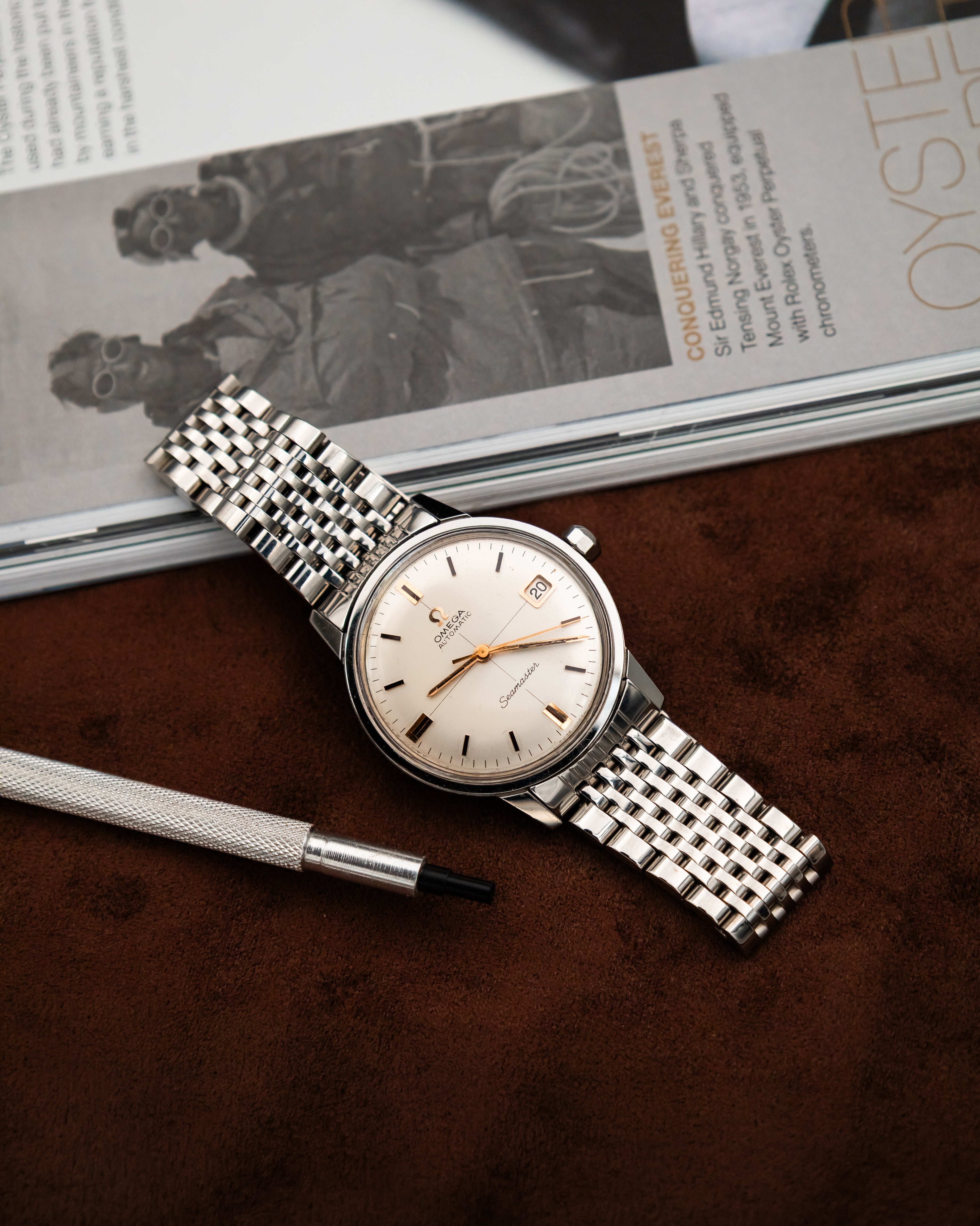 Omega 166.002 Seamaster - White Crosshair dial