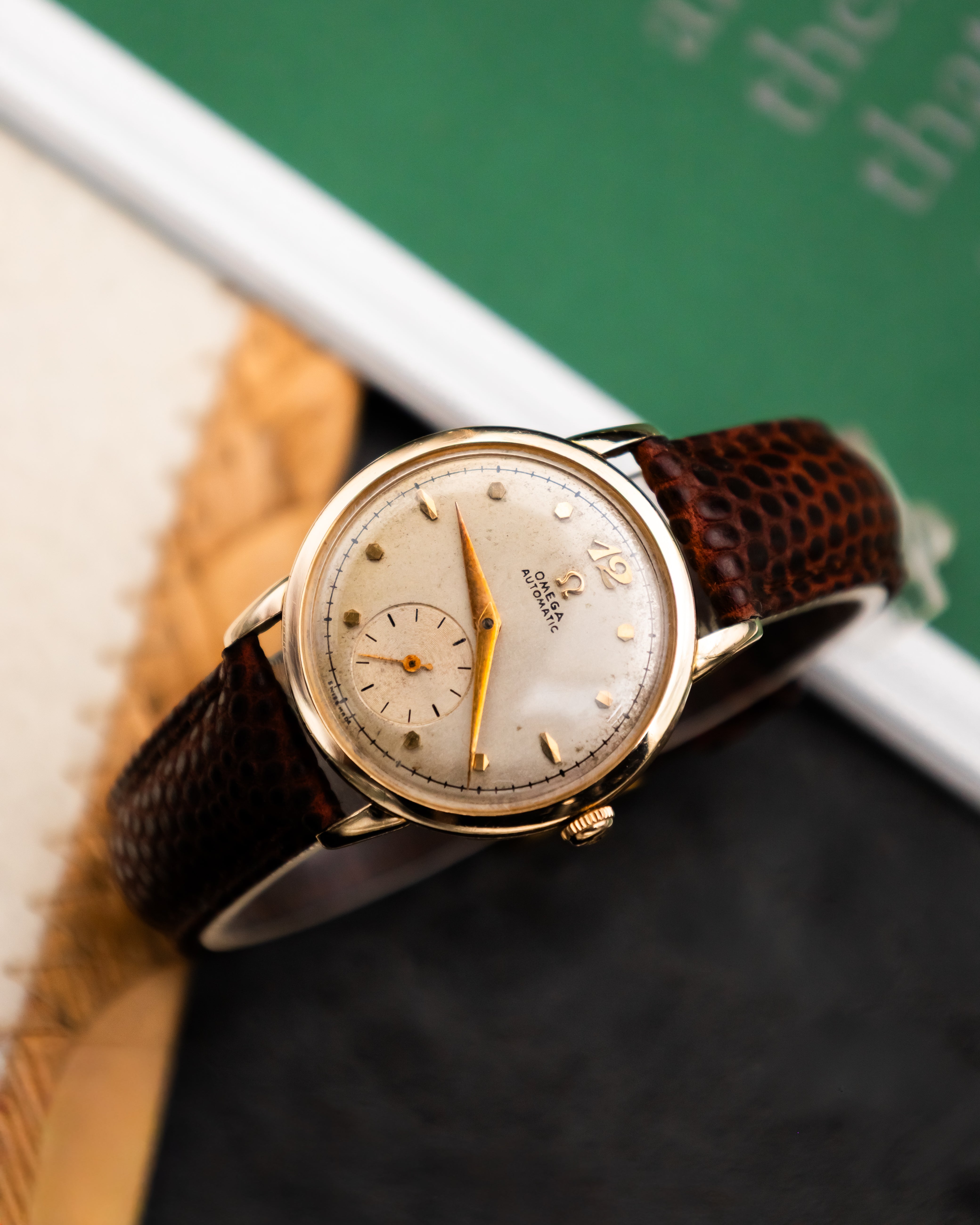 Omega F6212 Automatic Bumper - Ivory Dial