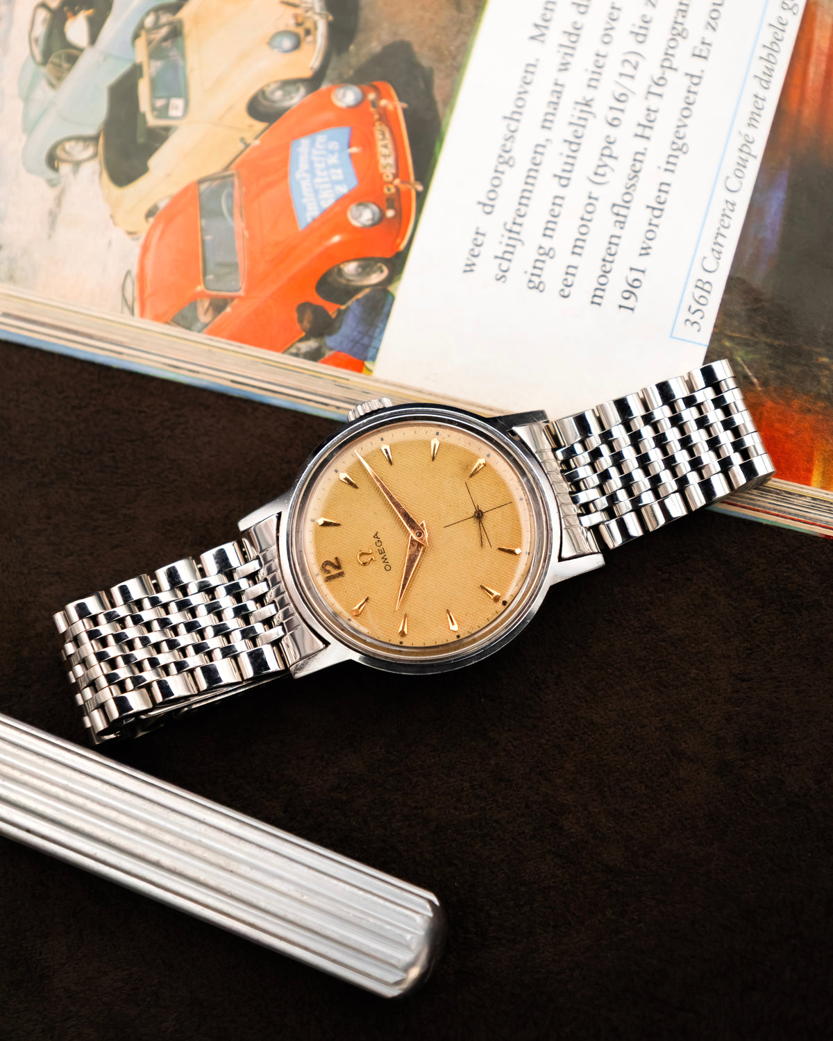 Omega 125.003-62 Seamaster Sub-Second - Waffle Dial