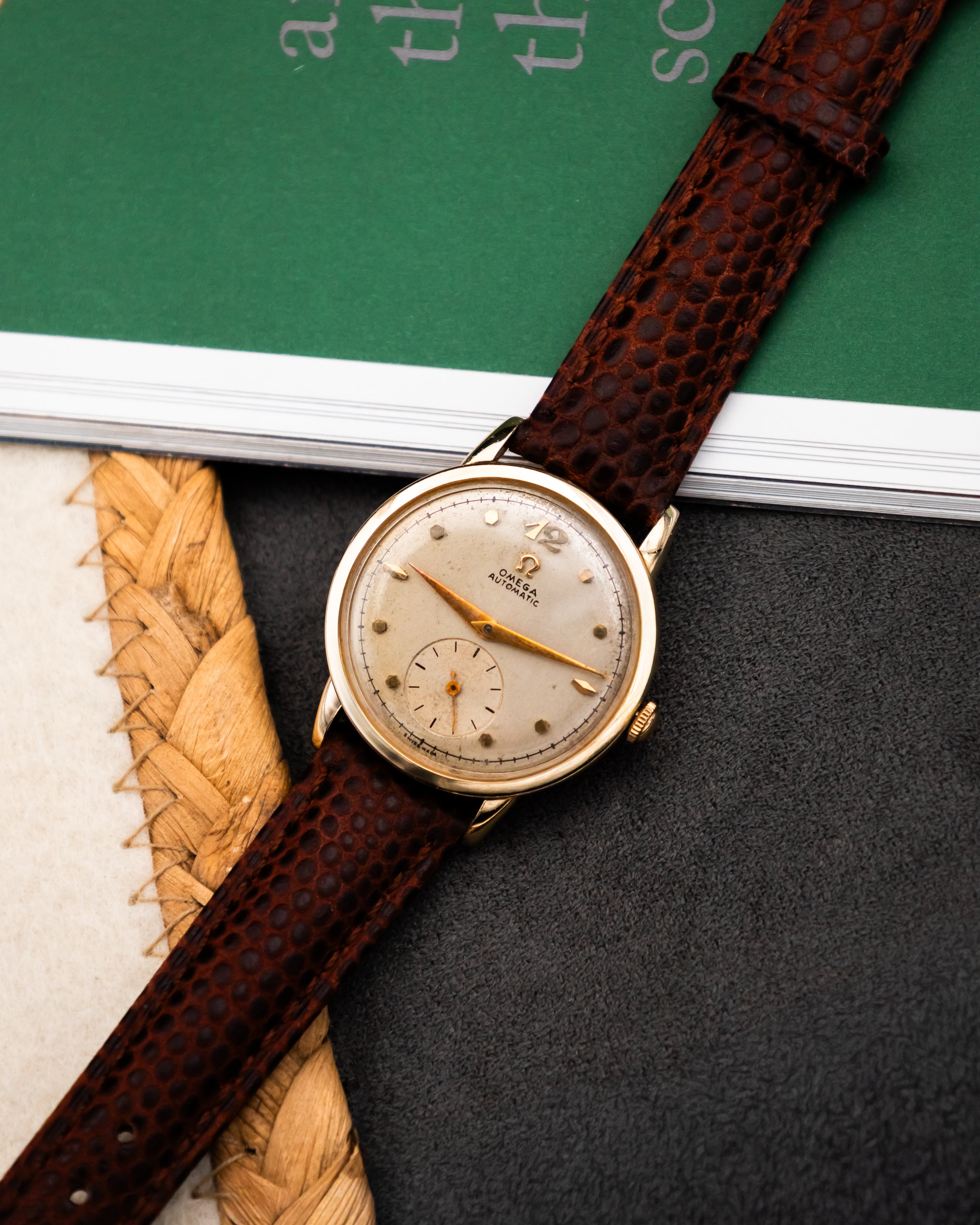 Omega F6212 Automatic Bumper - Ivory Dial
