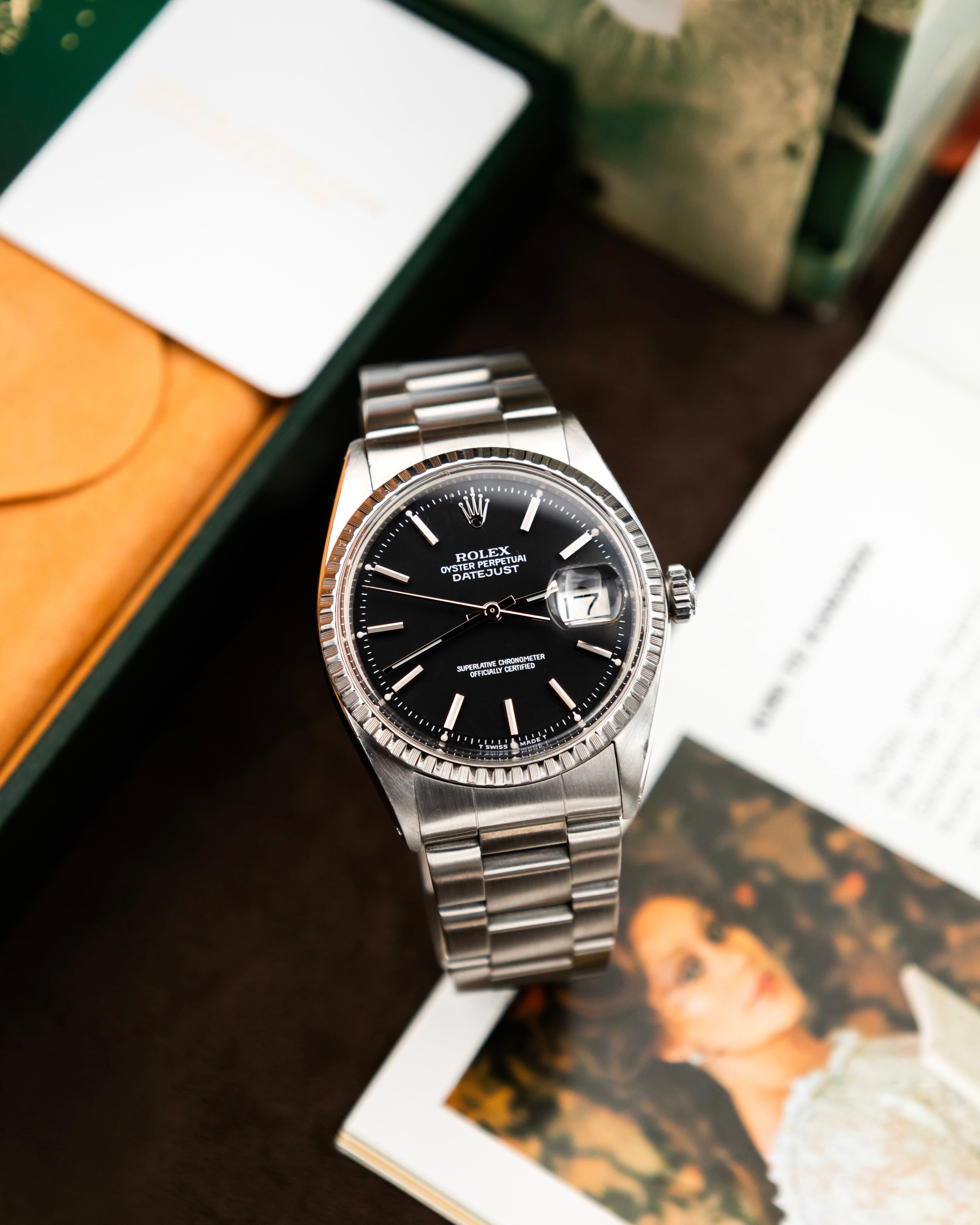 Rolex 1603 Perpetual Datejust - Black Dial