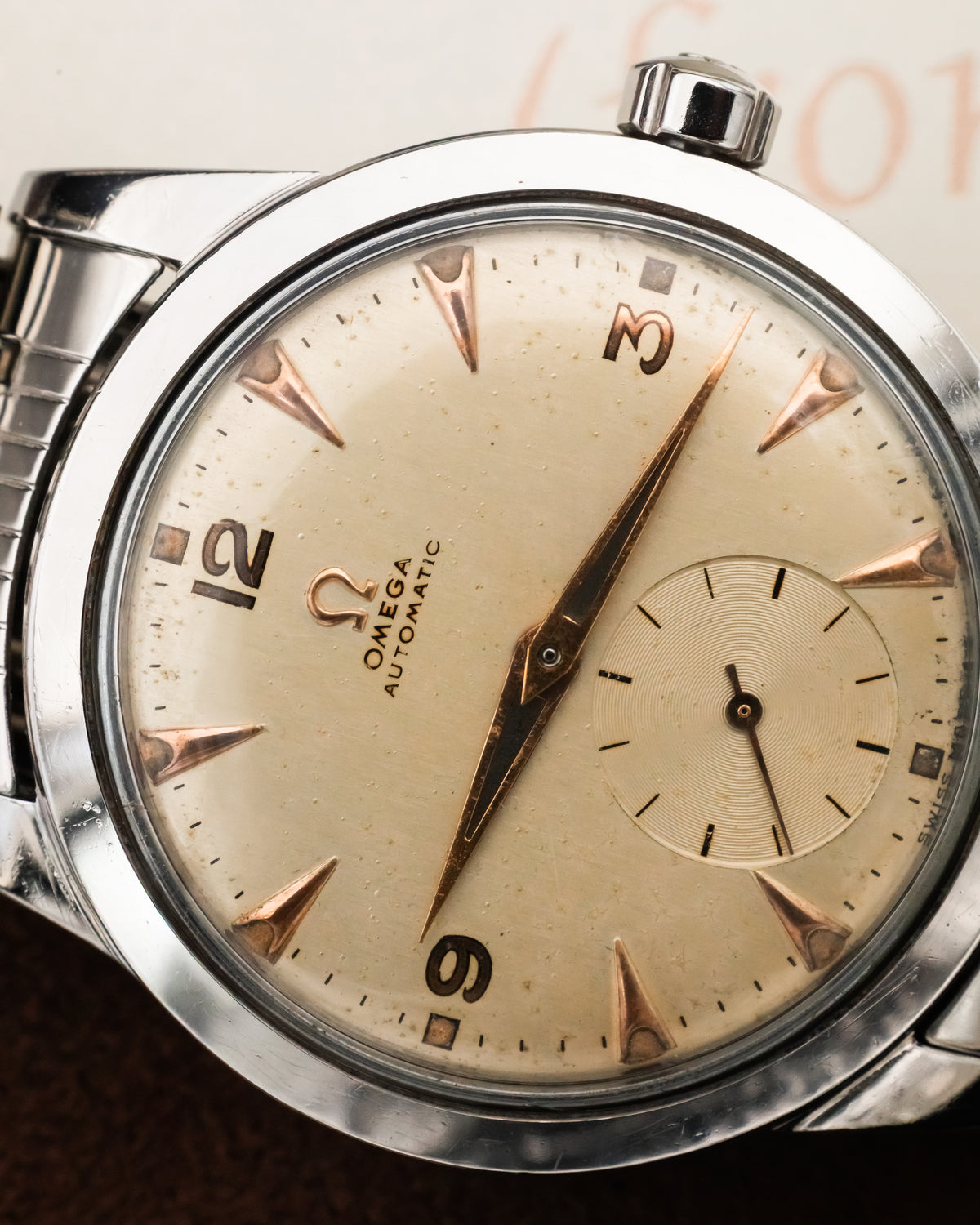 Omega 2576-1 Bumper Sub-Second - Silver cream dial