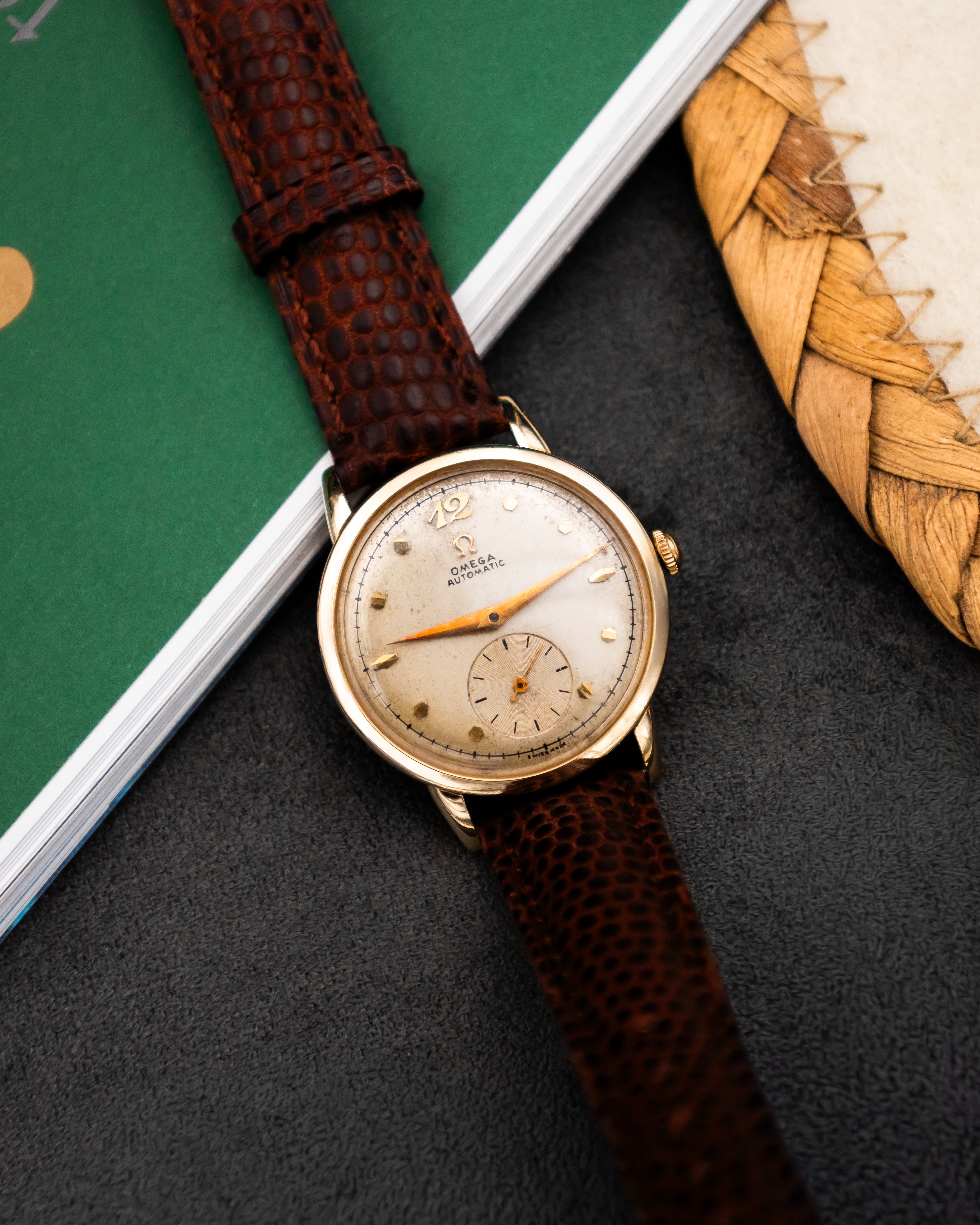 Omega F6212 Automatic Bumper - Ivory Dial