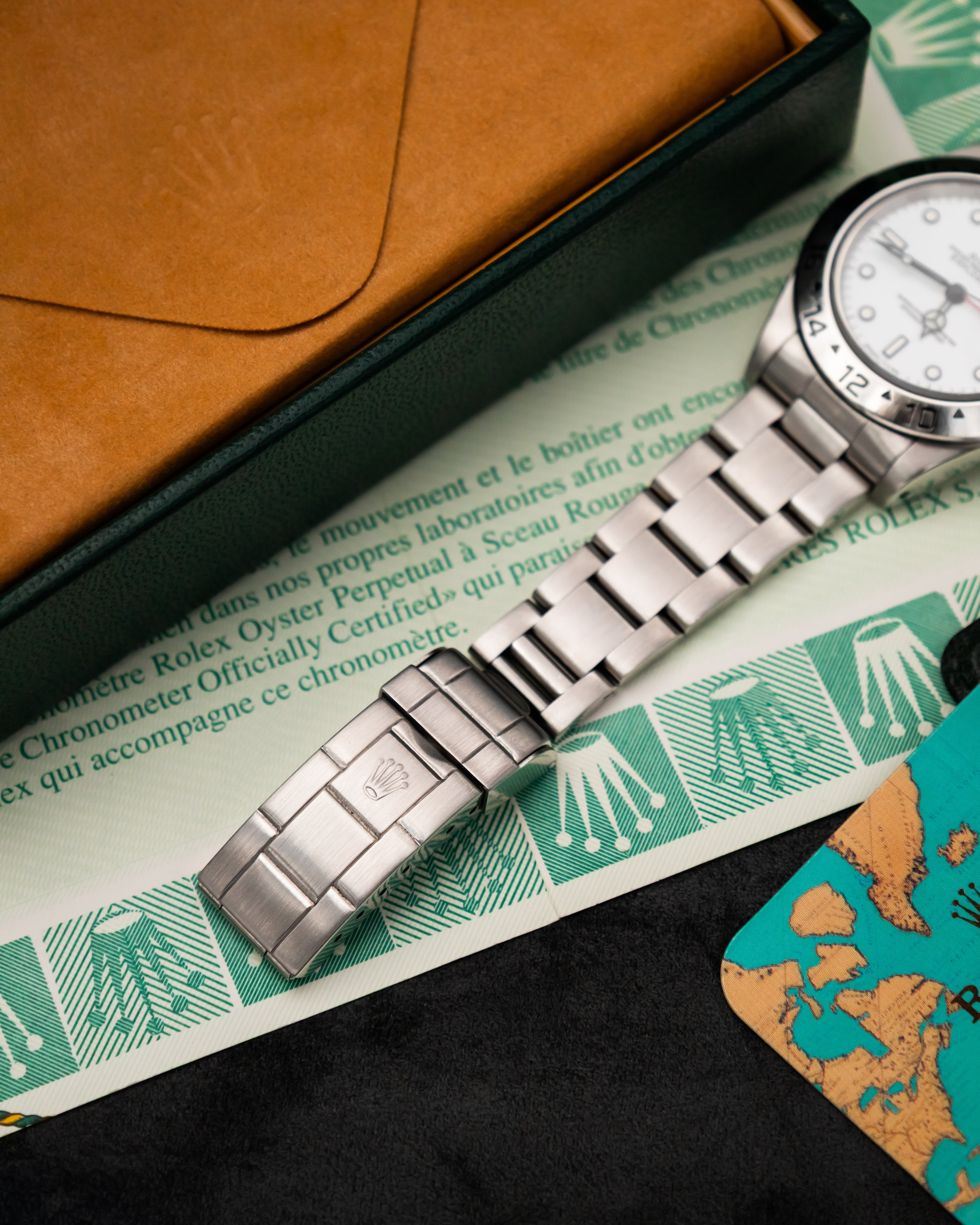 Rolex 16570 Explorer II - Polar White Dial