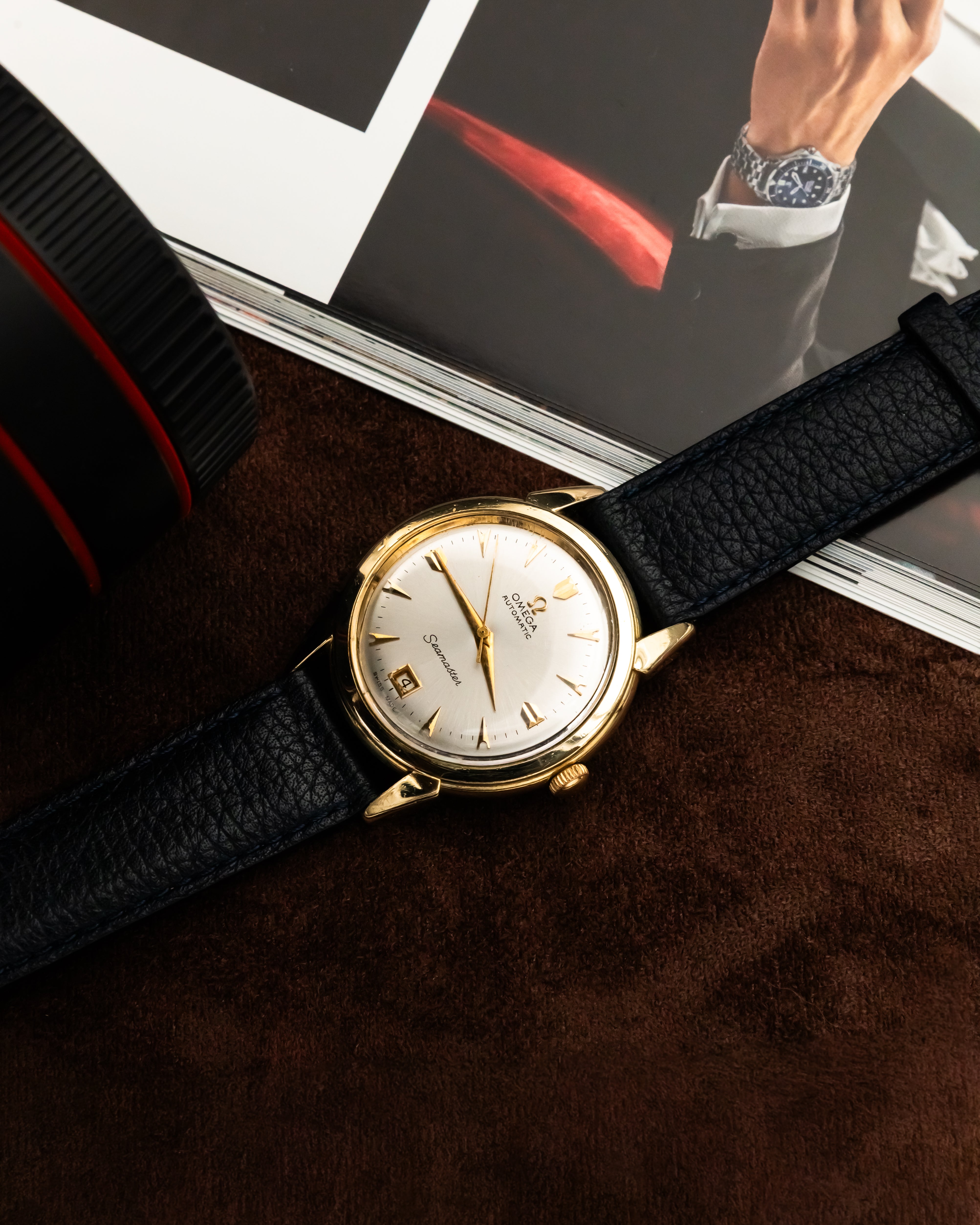 Omega E-14509 Seamaster 14K GF - Champagne Dial