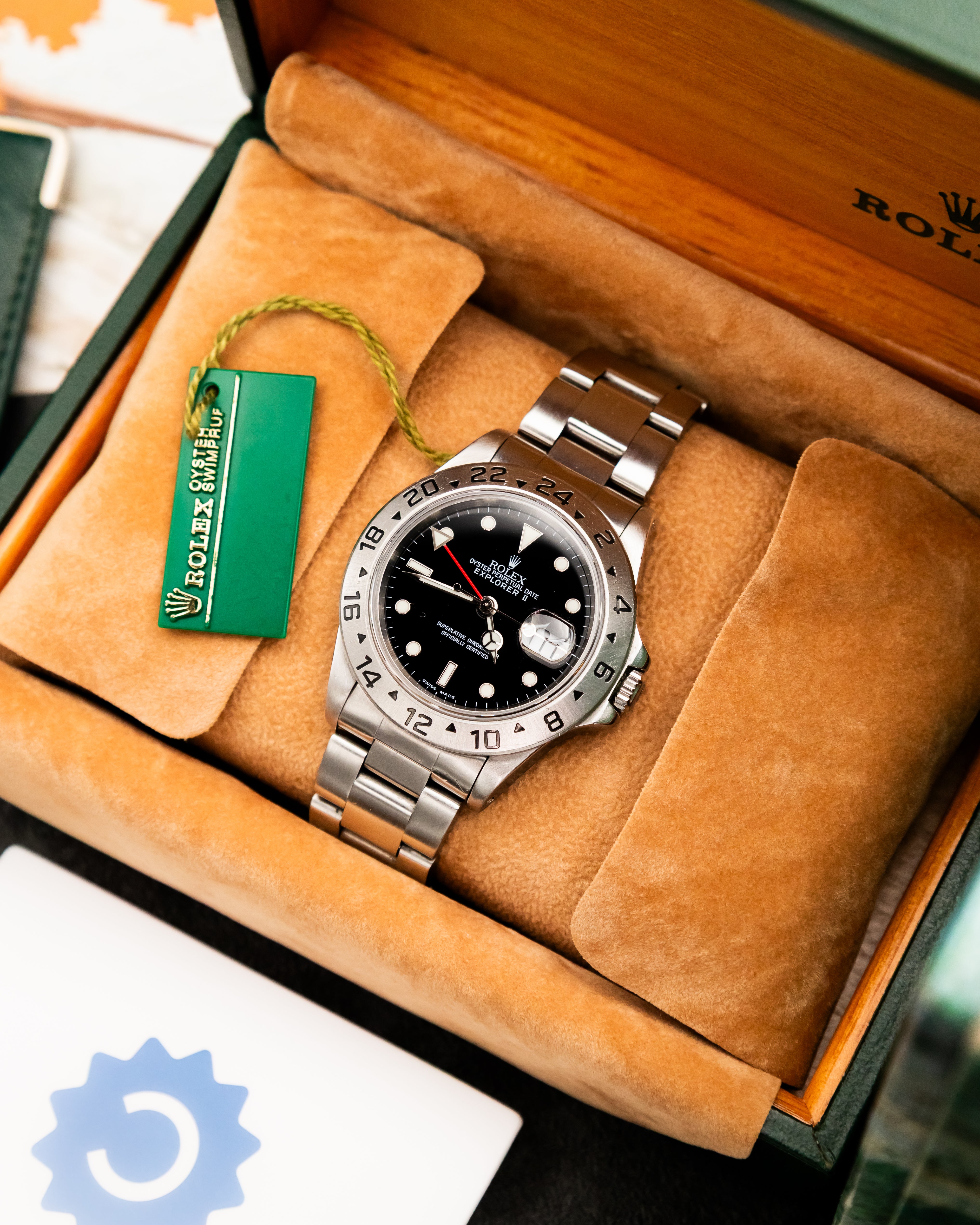 Rolex 16570 Explorer II - Black Dial