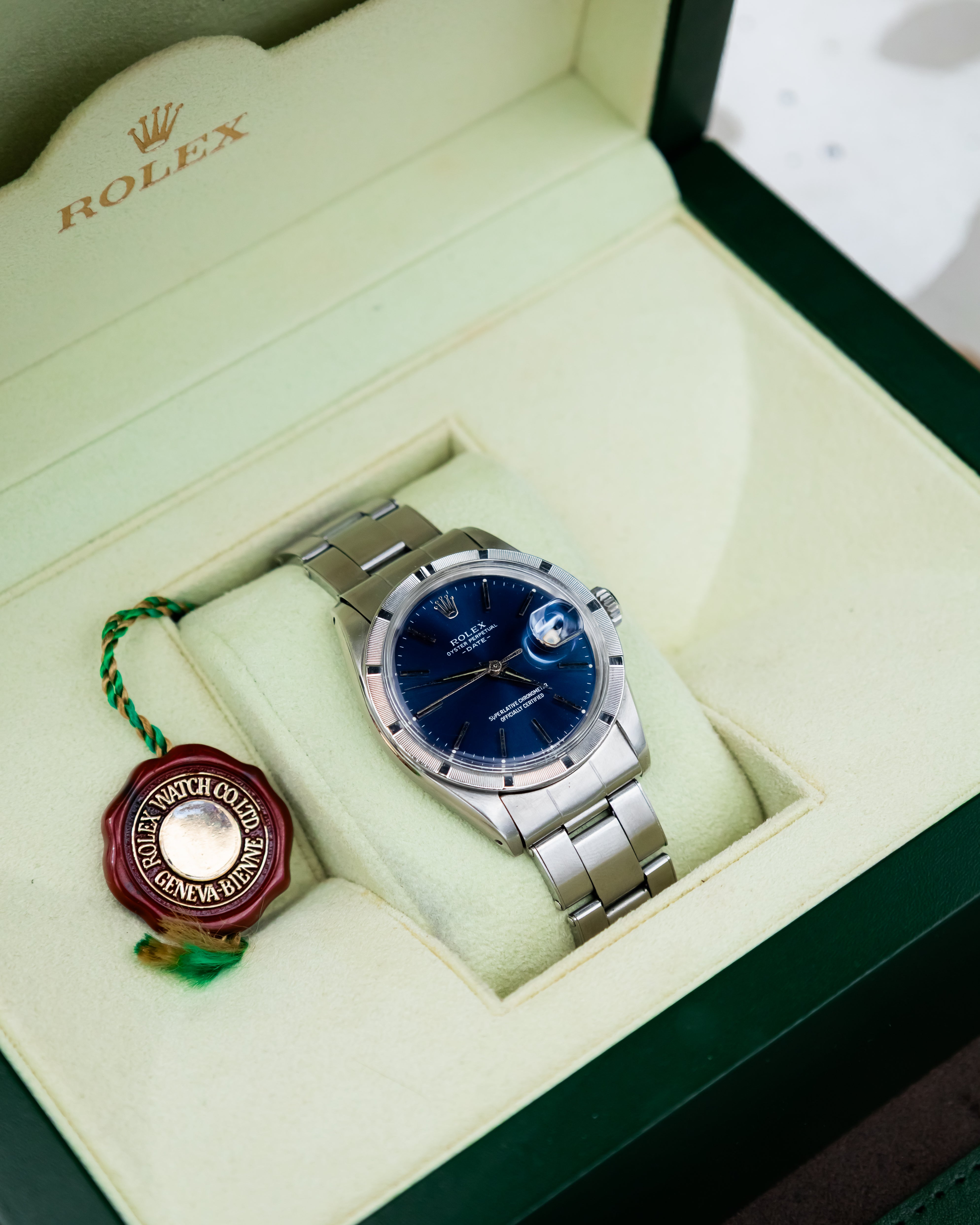 Rolex 1501 Perpetual Date - Blue Dial