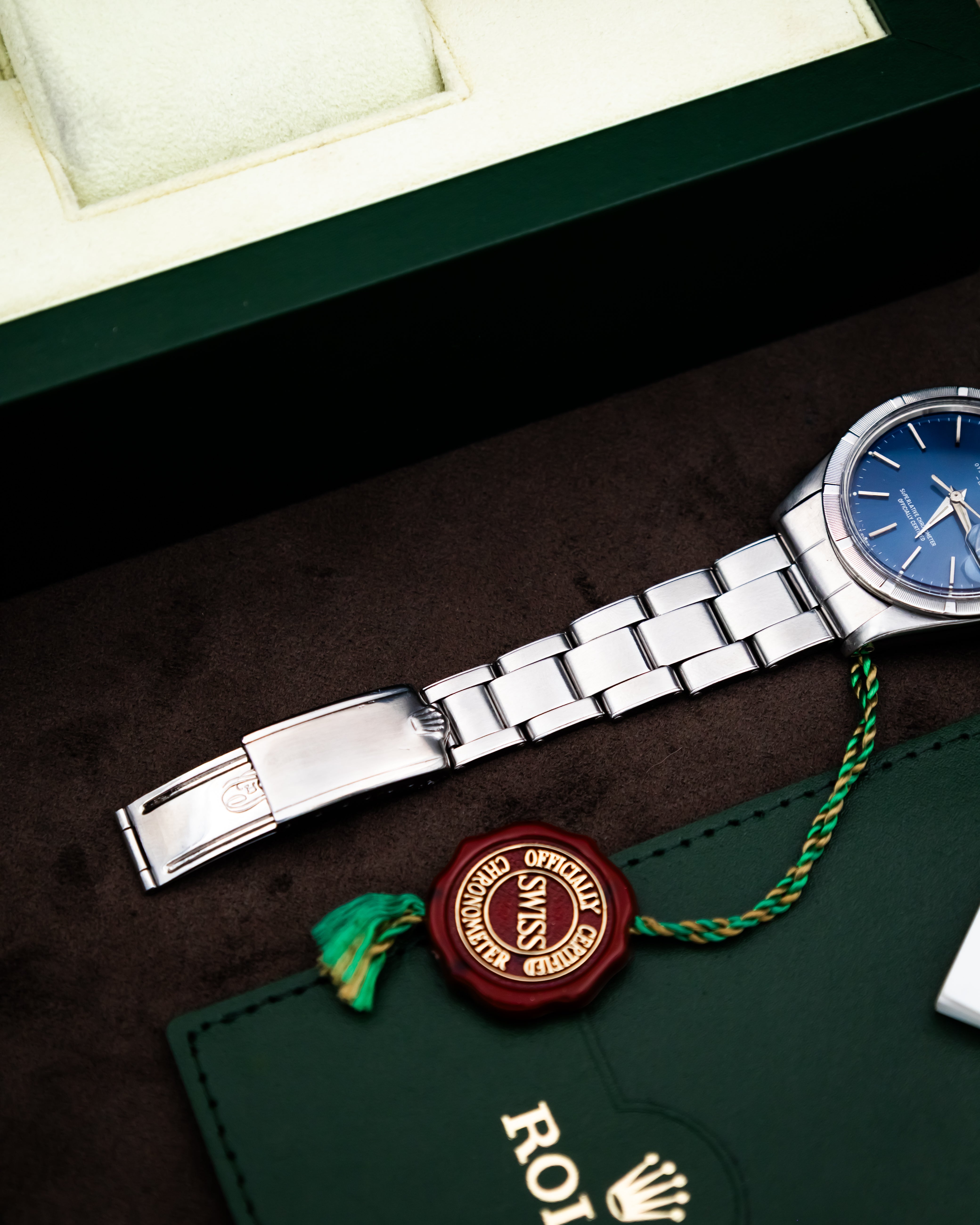 Rolex 1501 Perpetual Date - Blue Dial