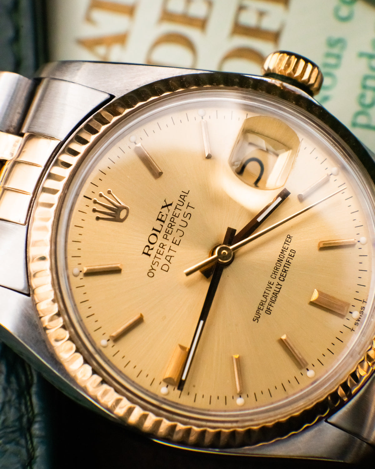 Rolex 16013 Perpetual Datejust - Champagne dial