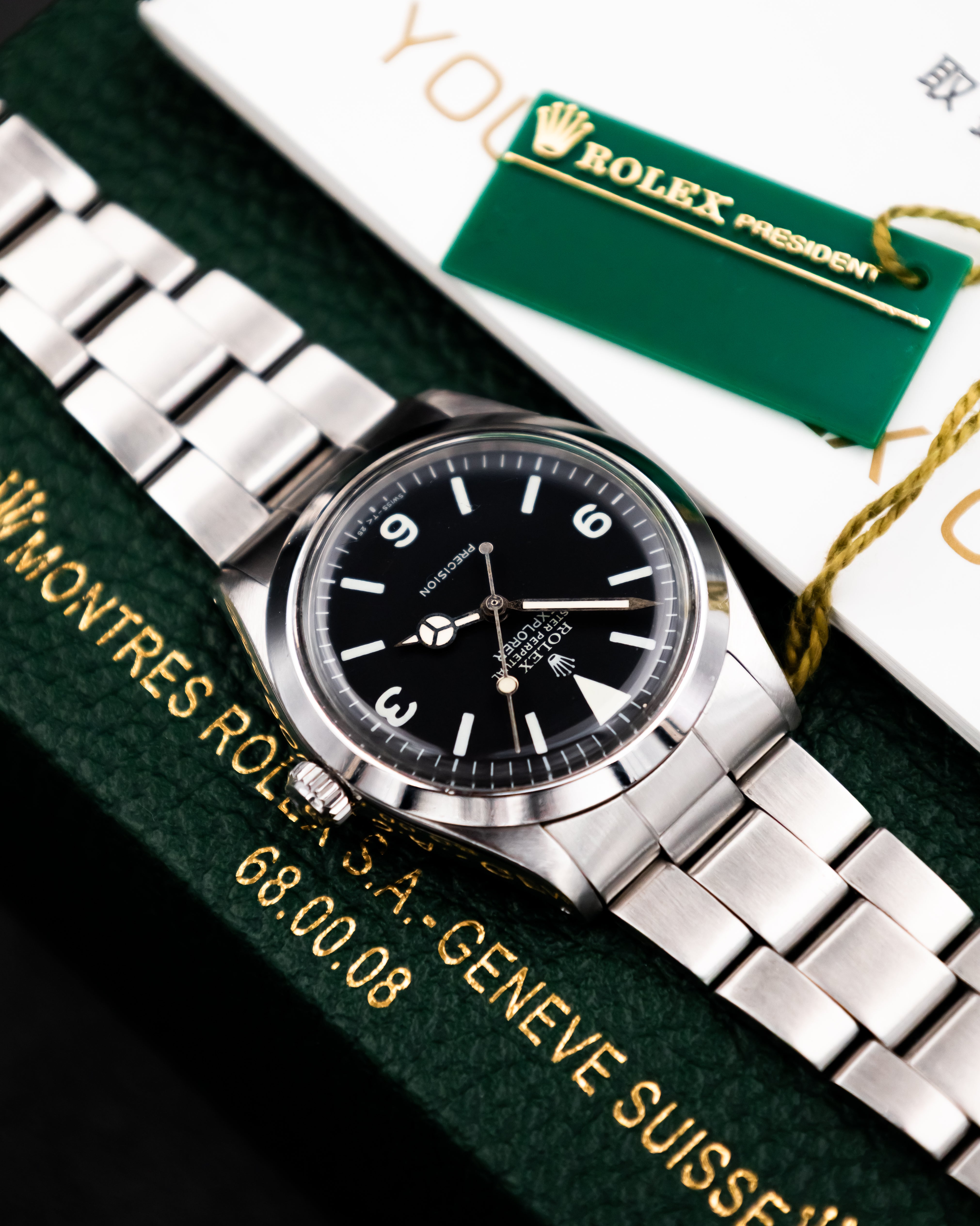 Rolex 5500 Explorer - Black dial