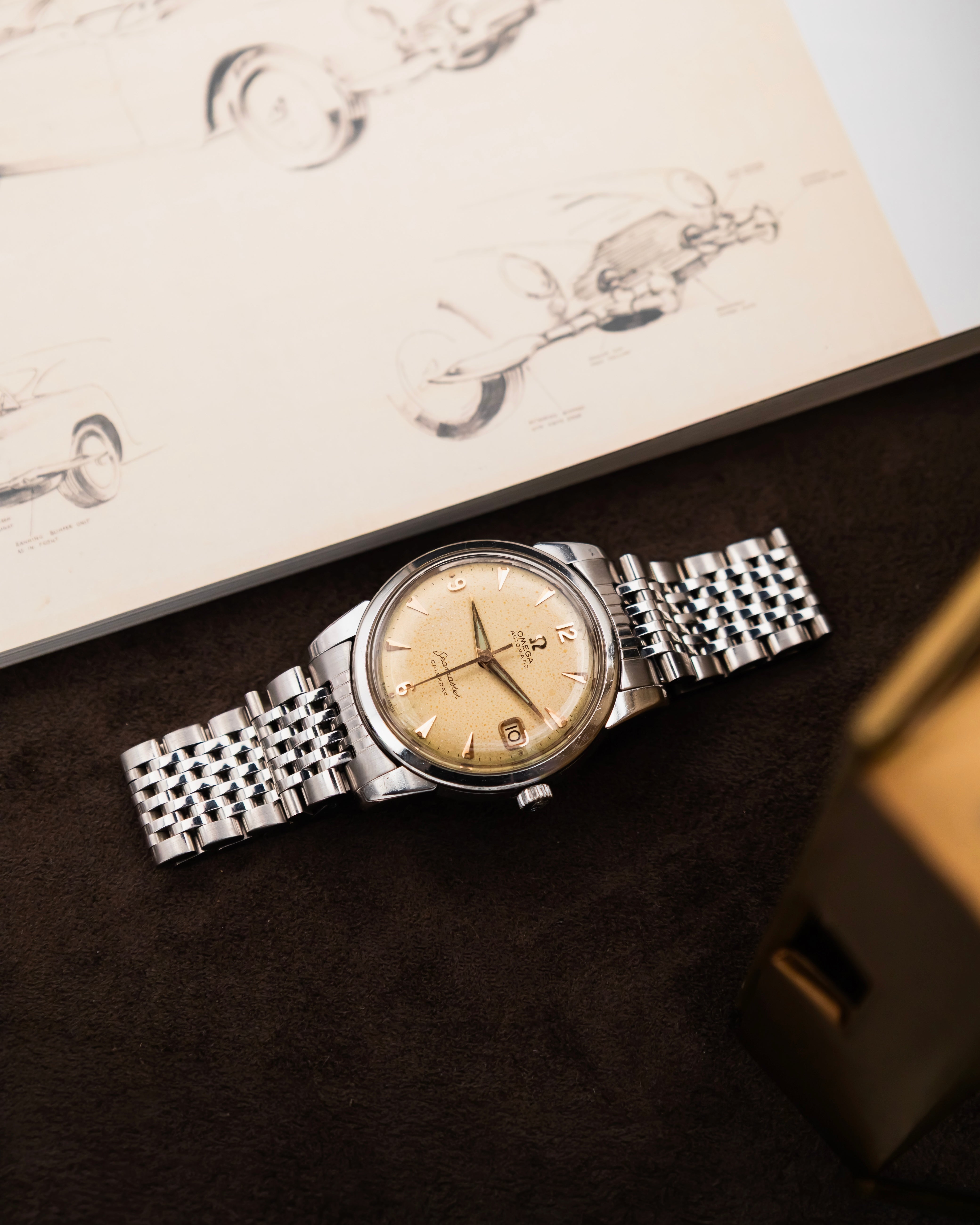 Omega 2849-10SC Seamaster Calendar - Ivory dial