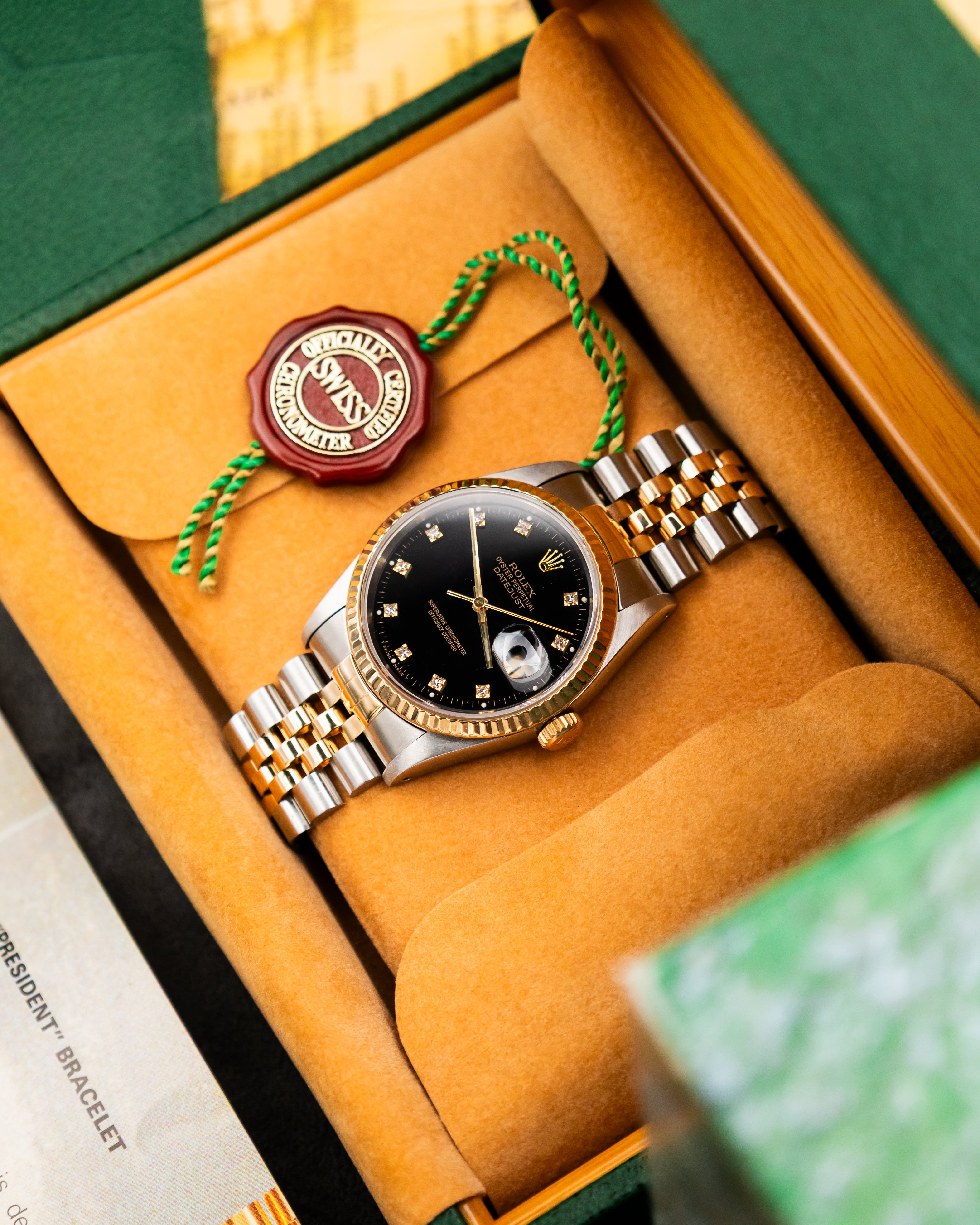 Rolex 16233 Perpetual Datejust - Factory Diamond Set Dial