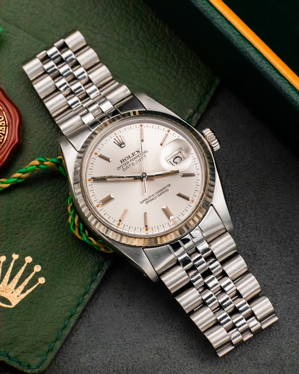 Rolex 16014 Perpetual Datejust - Grey Dial