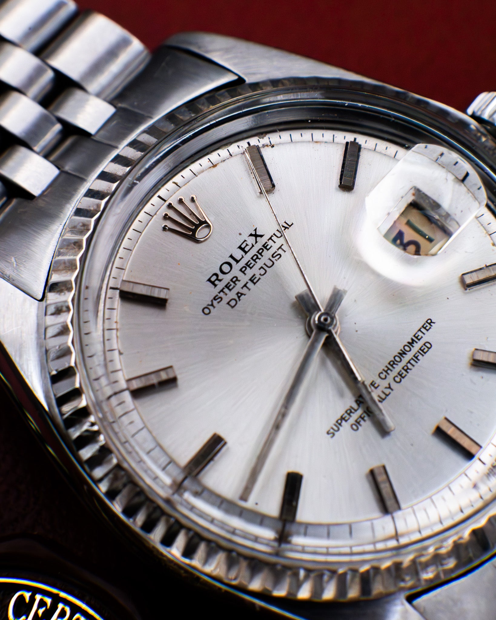 Rolex 1601 Oyster Perpetual- silver dial